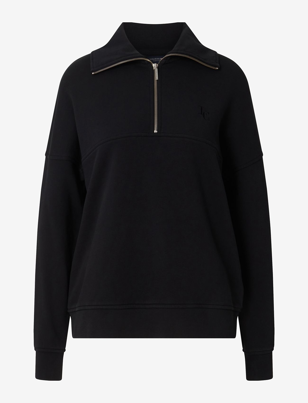Lexington Clothing - Sadie Half-Zip Sweatshirt - black - 1