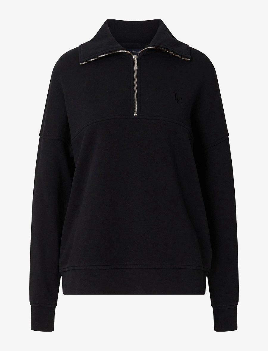 Lexington Clothing - Sadie Half-Zip Sweatshirt - black - 1
