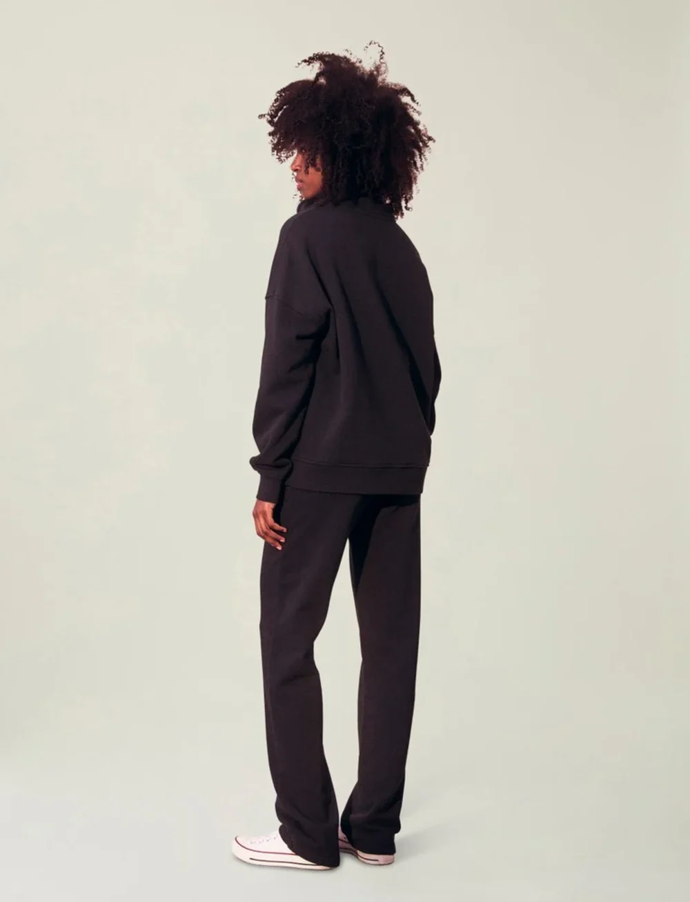Lexington Clothing - Sadie Half-Zip Sweatshirt - mados tendencijos - black - 2