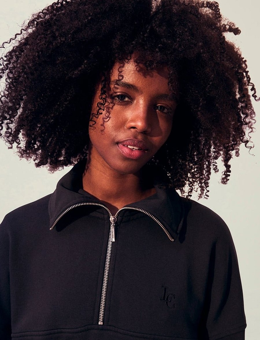 Lexington Clothing - Sadie Half-Zip Sweatshirt - black - 3