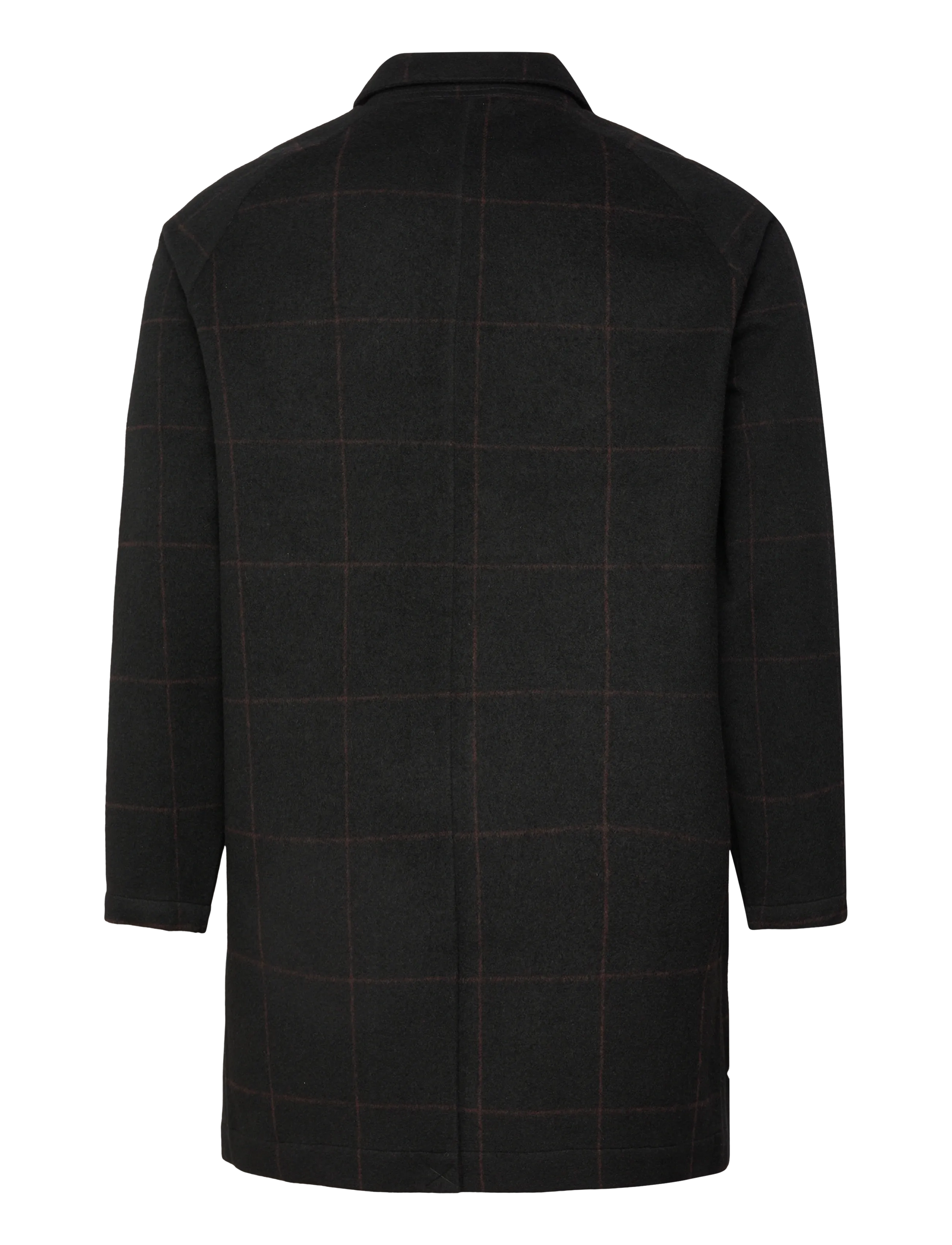 Lexington Clothing - Cane Smart Wool Coat - villased mantlid - black/bown check - 1