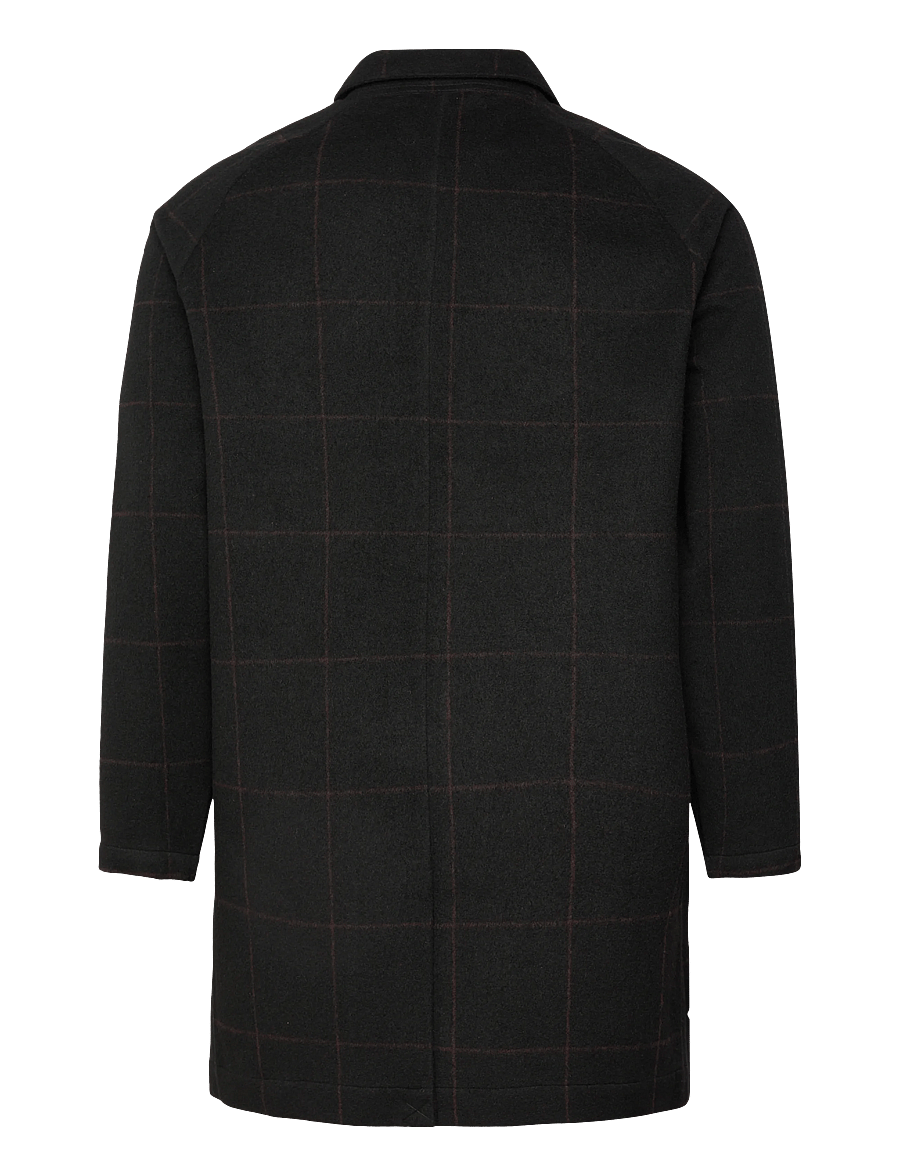 Lexington Clothing - Cane Smart Wool Coat - wollmäntel - black/bown check - 1