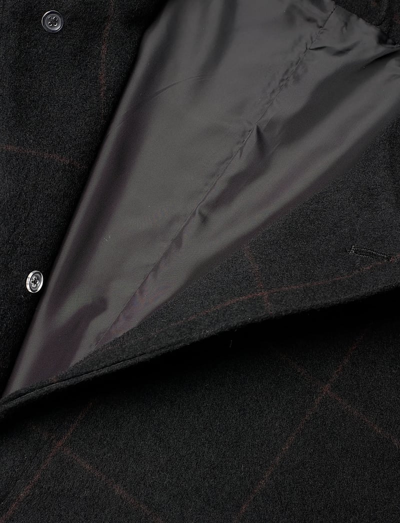 Lexington Clothing - Cane Smart Wool Coat - vinterjackor - black/bown check - 2