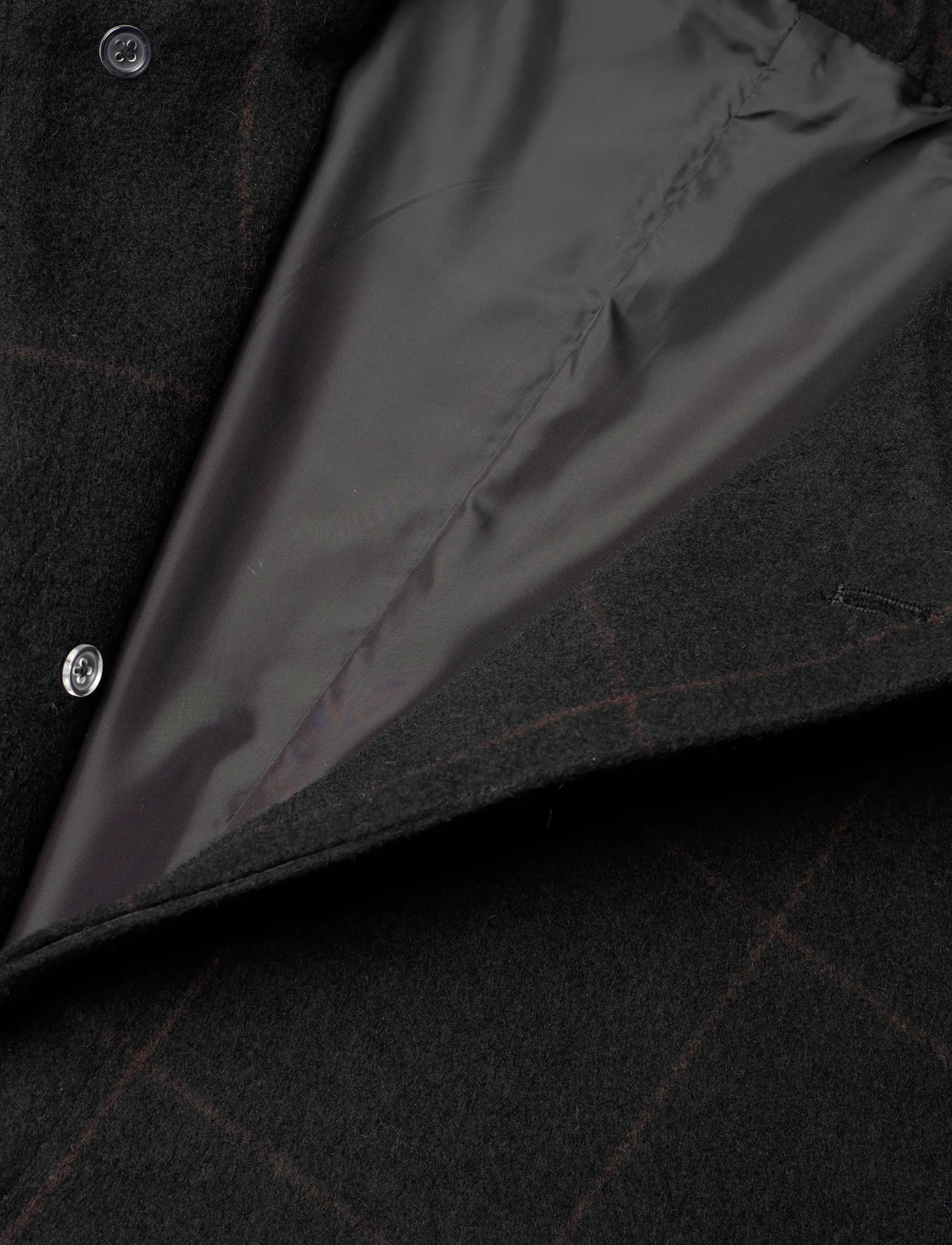 Lexington Clothing - Cane Smart Wool Coat - villased mantlid - black/bown check - 2