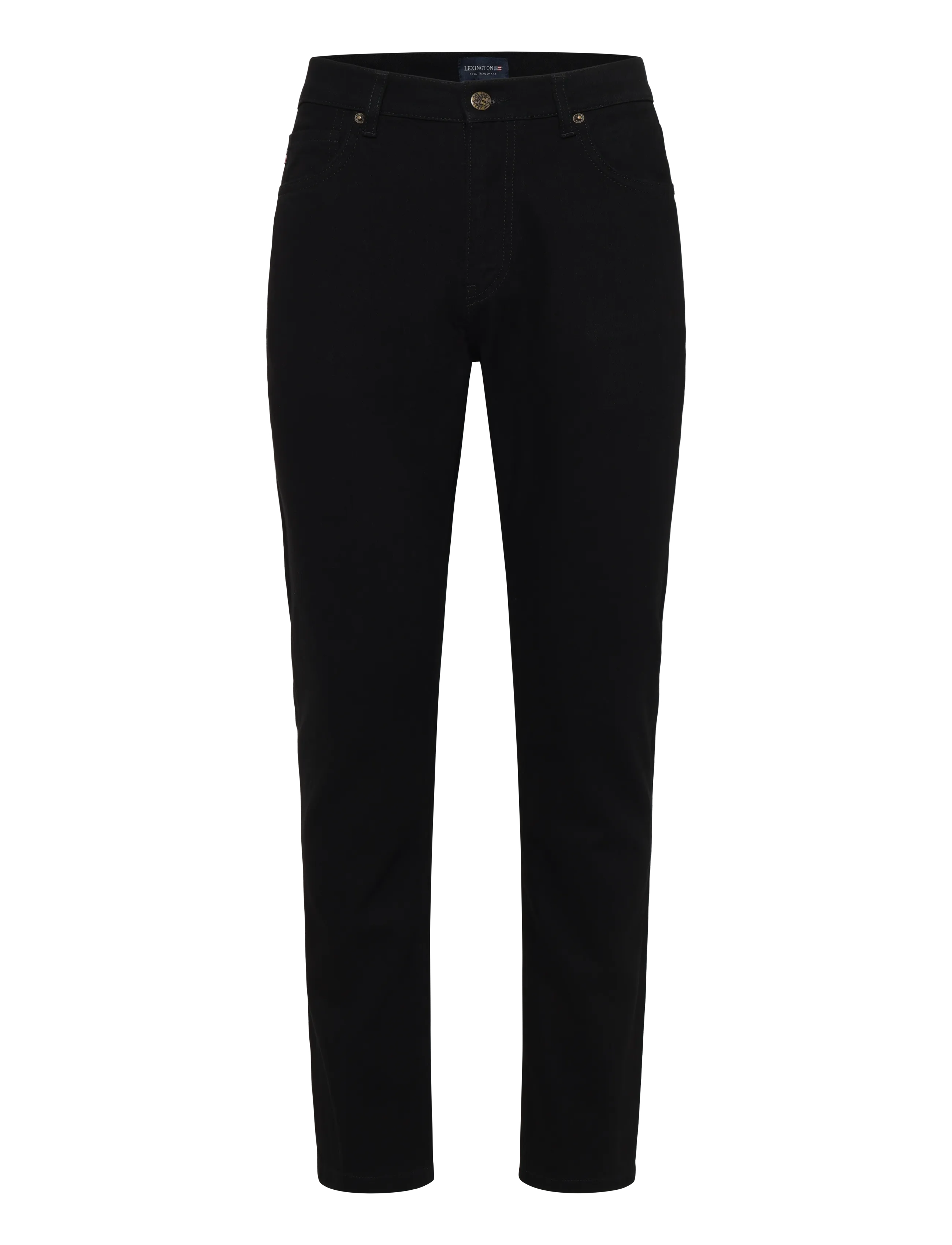 Lexington Clothing Curt Casual Black Denim - Jeans - BLACK / black