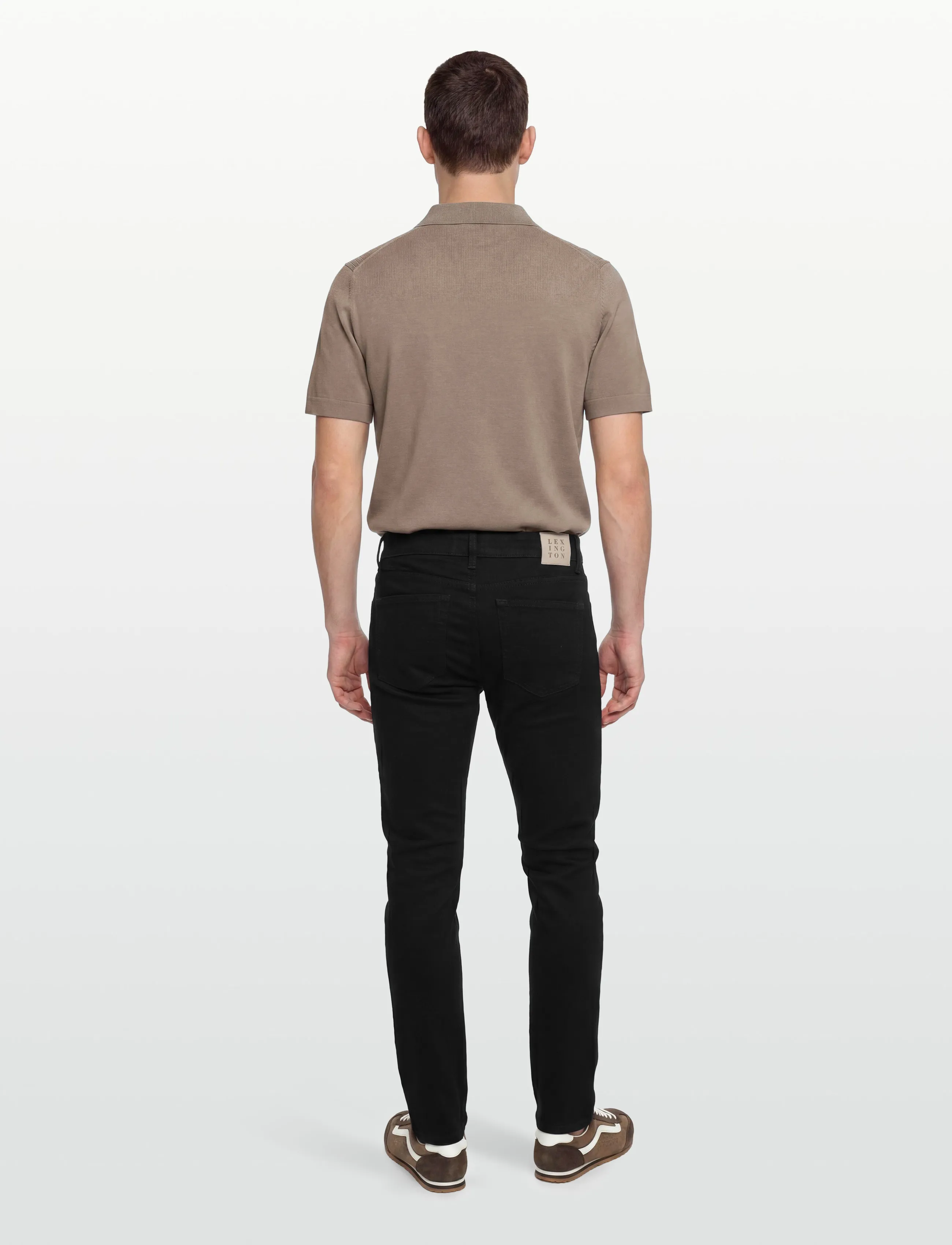 Lexington Clothing - Curt Casual Black Denim - bukser & jeans - black - 4