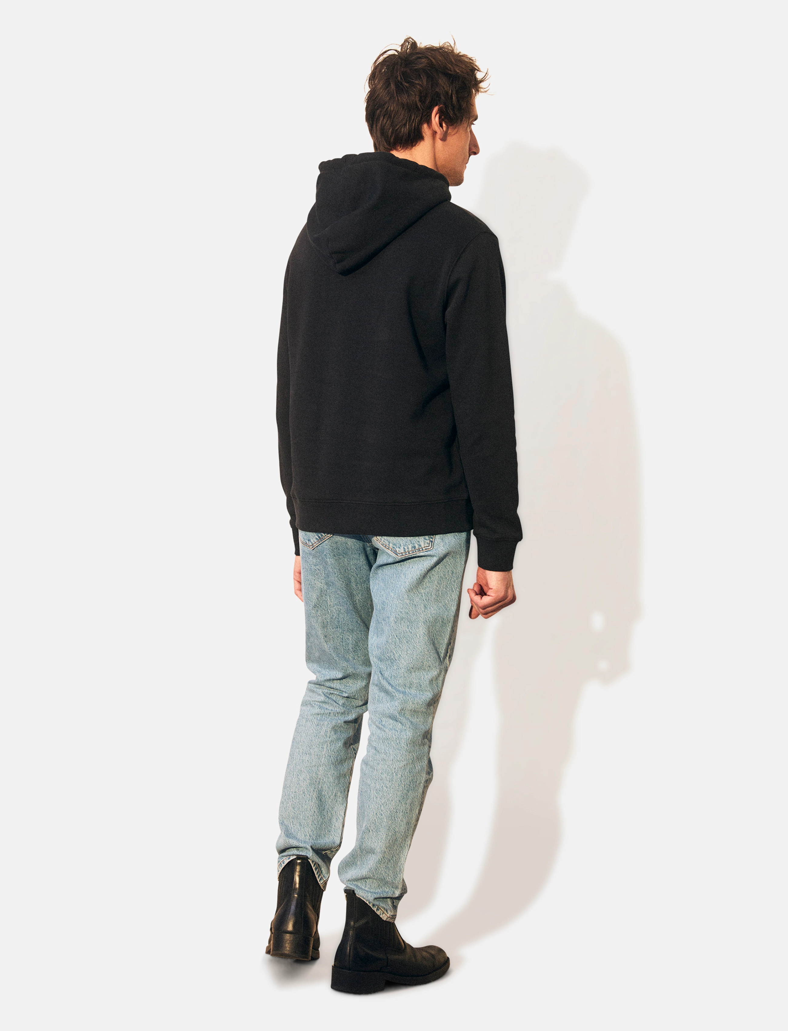 Lexington Clothing - Kevin Organic Cotton Logo Hoodie - black - 2