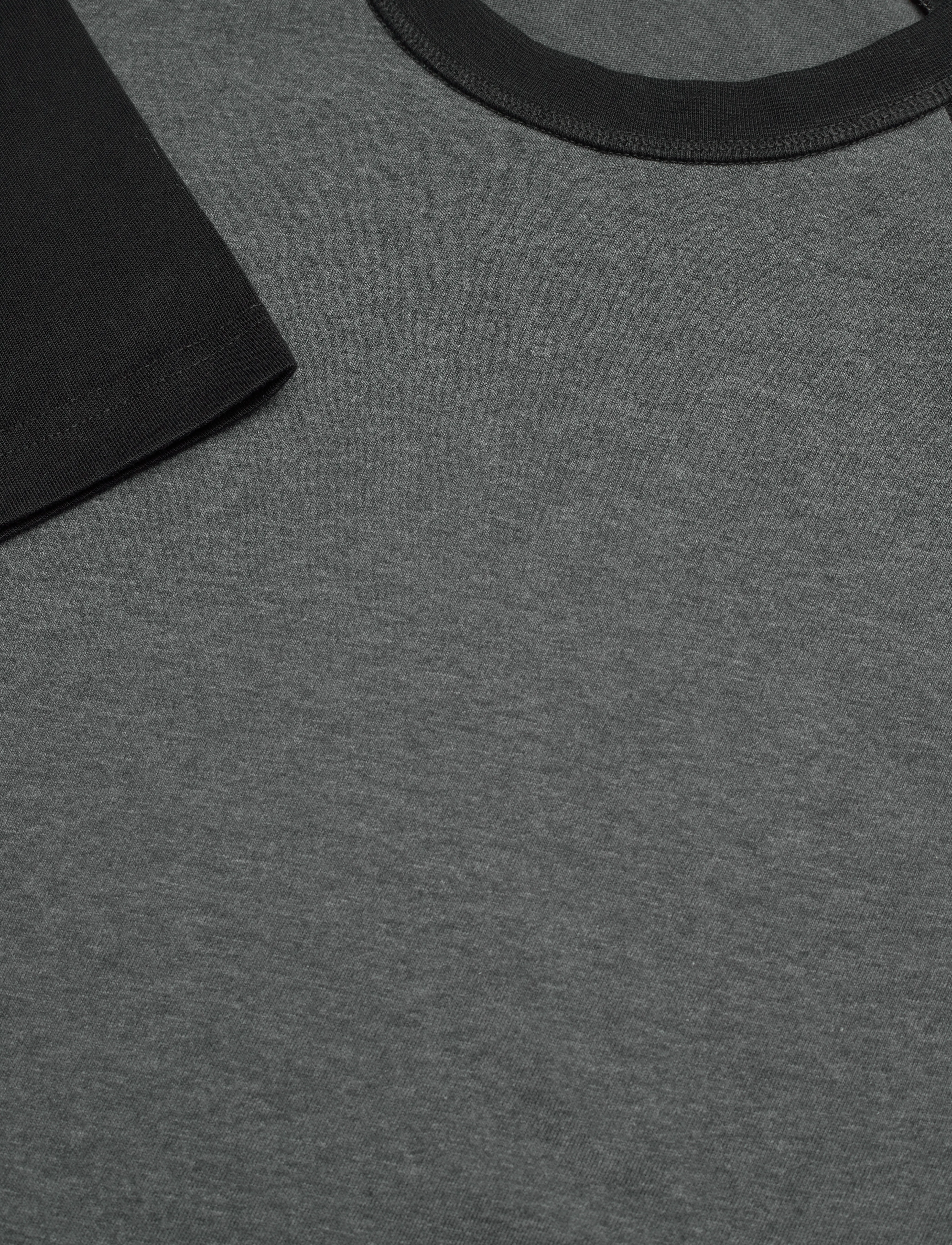 Lexington Clothing - Trent Light Long Sleeve Tee - dark gray melange - 2