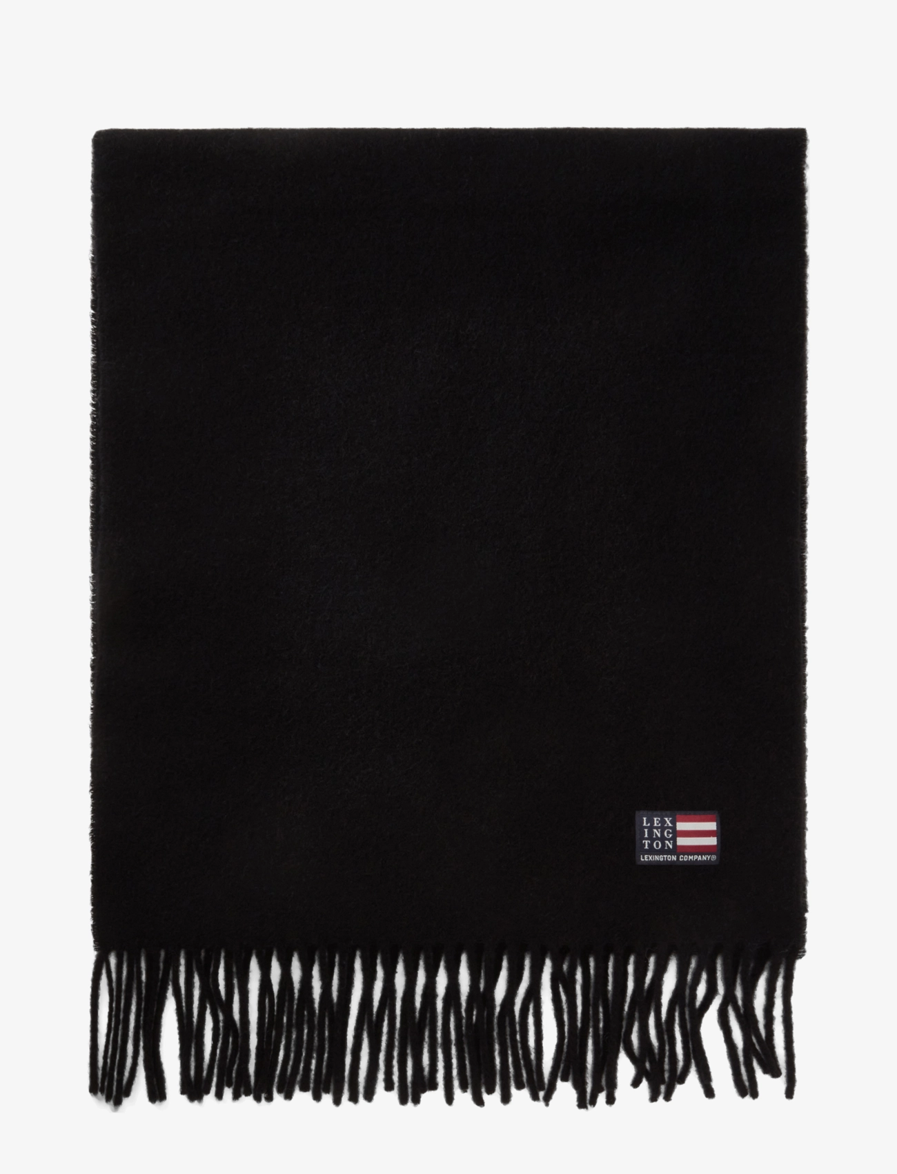 Lexington Clothing - Massachusetts Recycled Wool Blend Scarf - black - 1