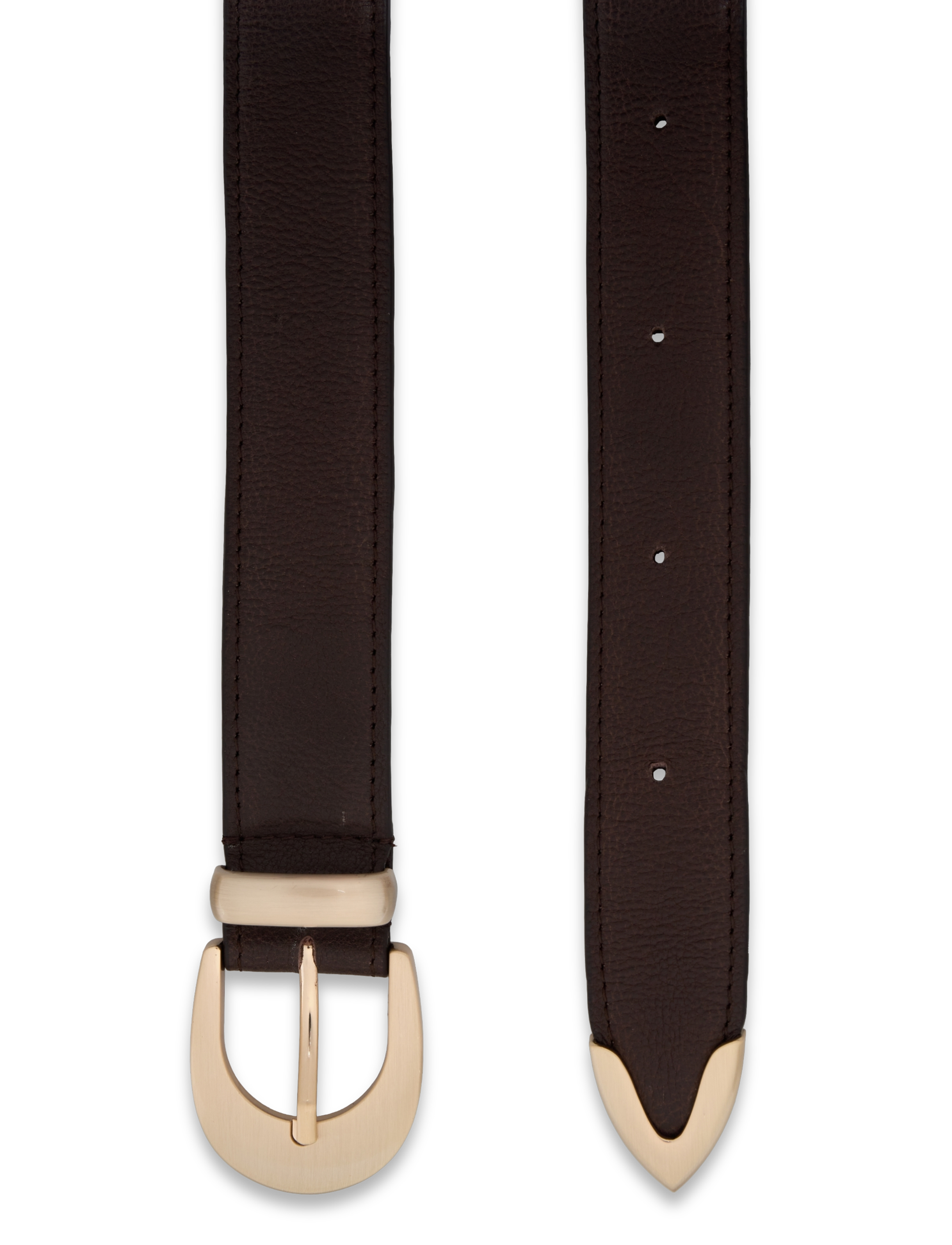 Lexington Clothing - Kimbell Leather Belt - dark brown - 1