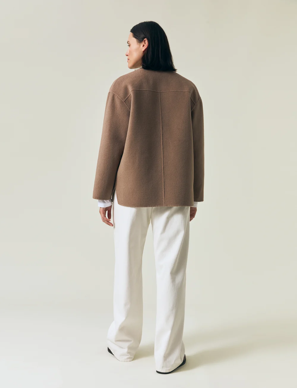 Lexington Clothing - Double Faced Wool Blend Jacket - lyhyet villakangastakit - light brown - 3