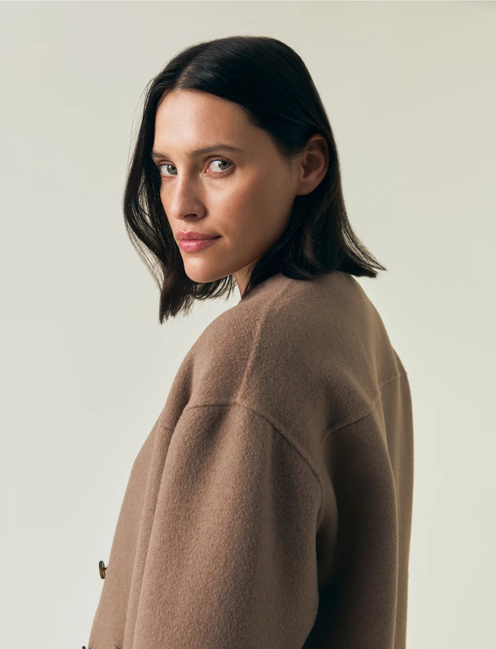 Lexington Clothing - Double Faced Wool Blend Jacket - lyhyet villakangastakit - light brown - 4