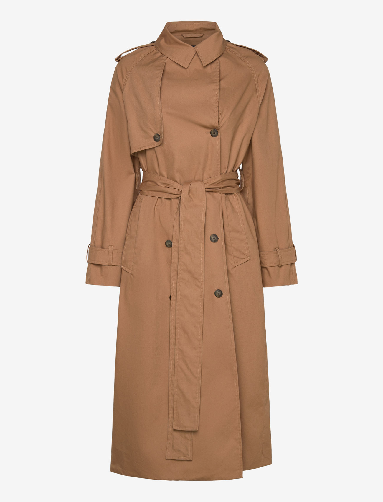 Lexington Clothing - Oversized Cotton Trench Coat - trenchcoats - beige - 3