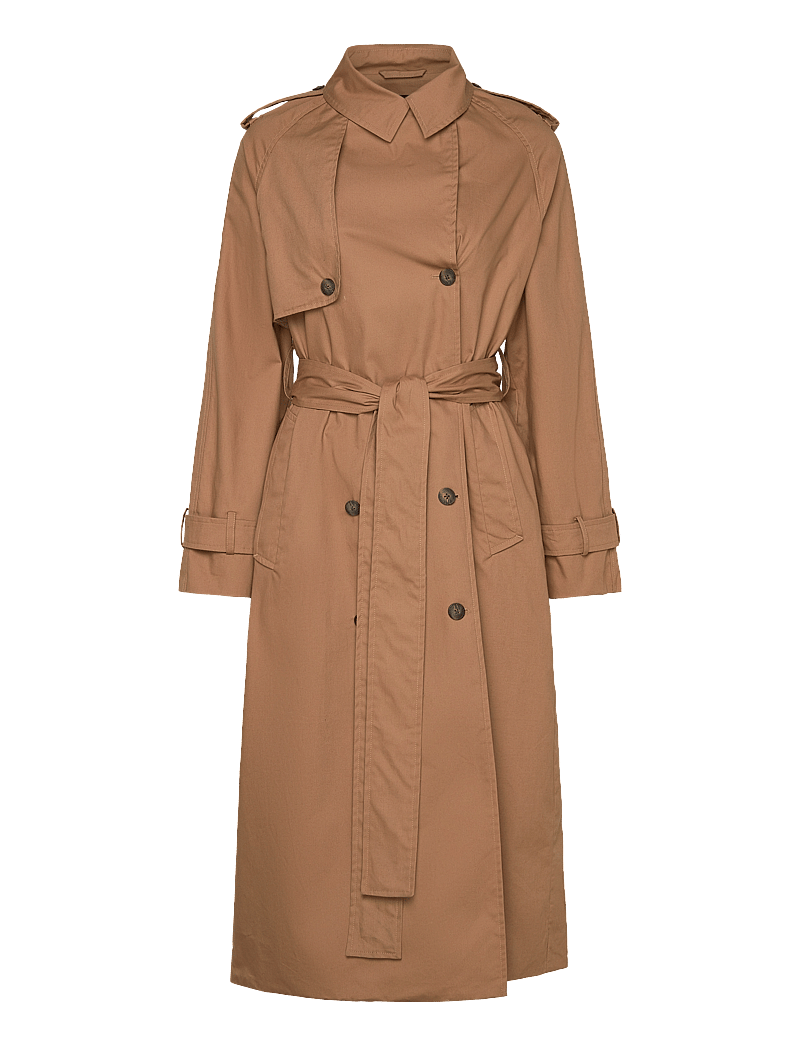Lexington Clothing - Oversized Cotton Trench Coat - trenchcoats - beige - 3