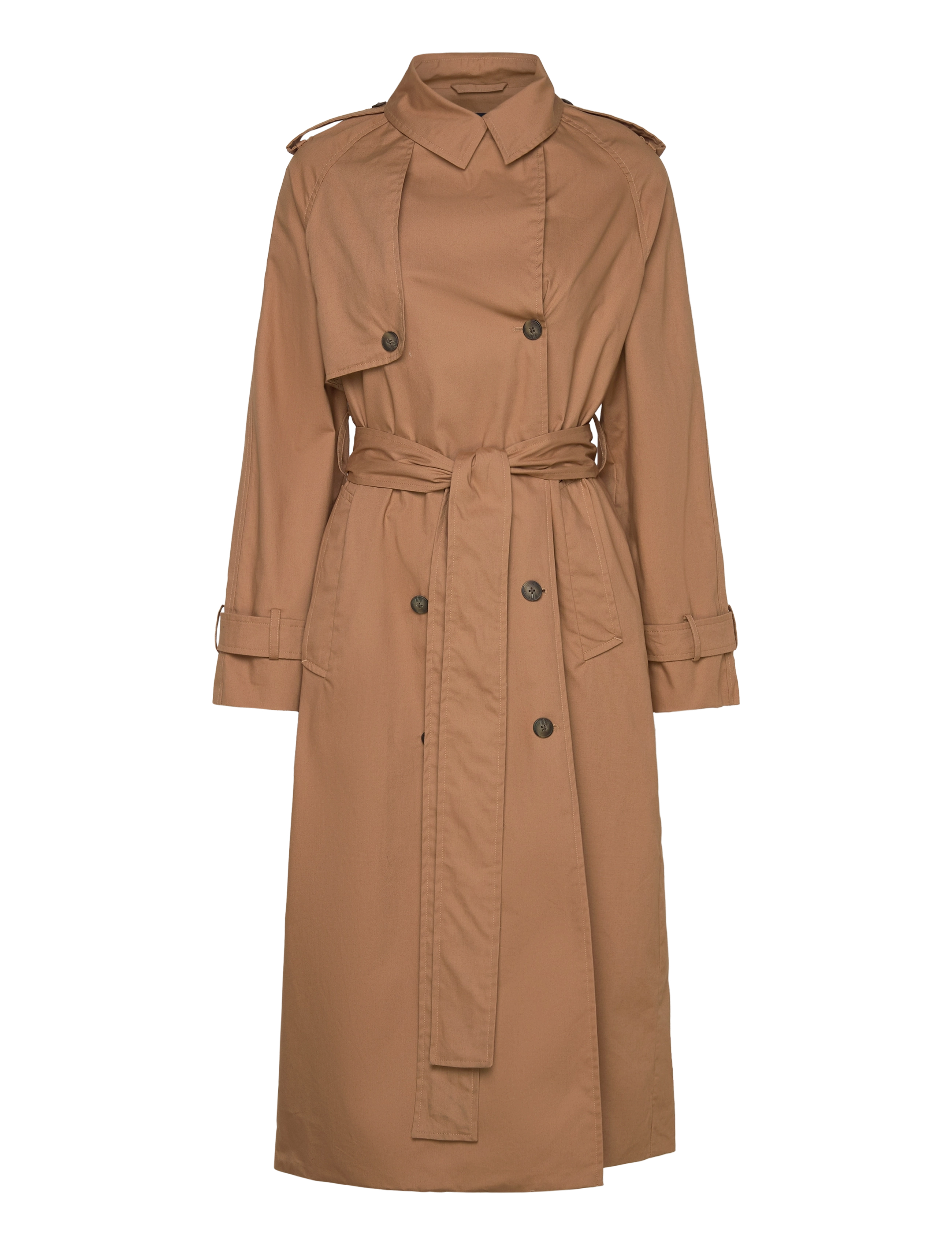 Lexington Clothing - Oversized Cotton Trench Coat - beige - 3