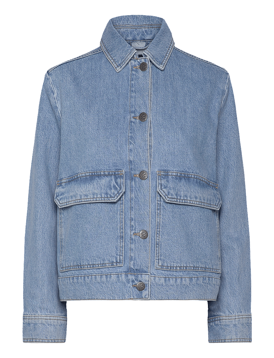 Lexington Clothing - Short Denim Jacket - frühlingsjacken - lt blue denim - 1