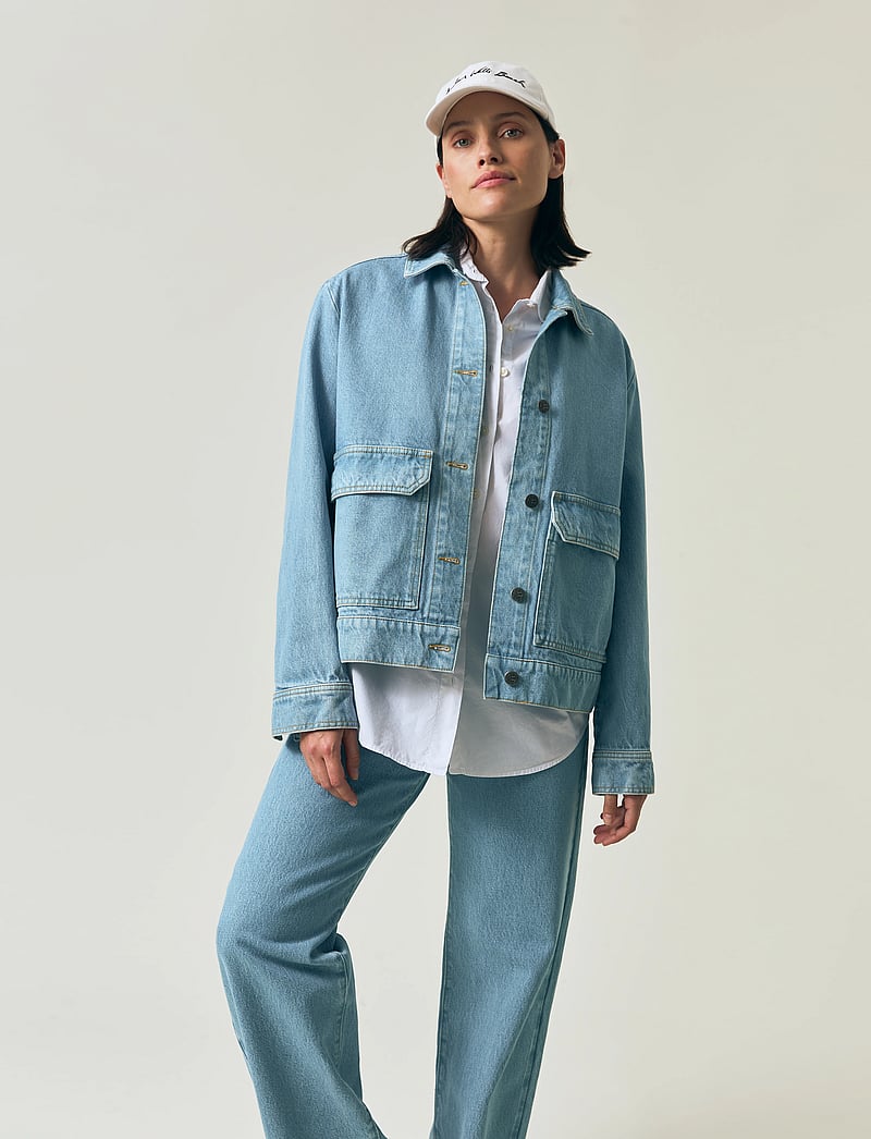 Lexington Clothing - Short Denim Jacket - frühlingsjacken - lt blue denim - 5