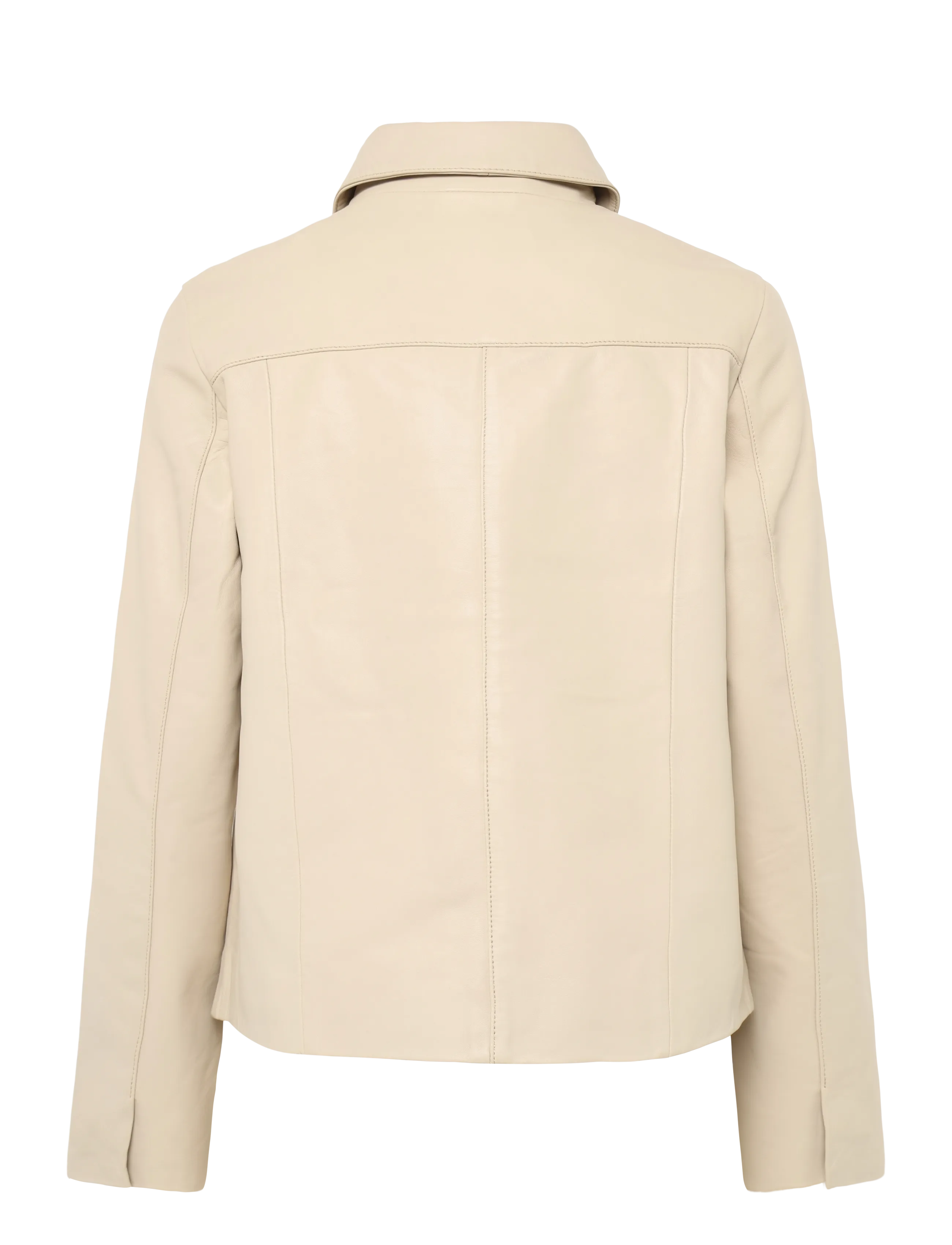 Lexington Clothing - Short Leather Jacket - overtøj - light beige - 2