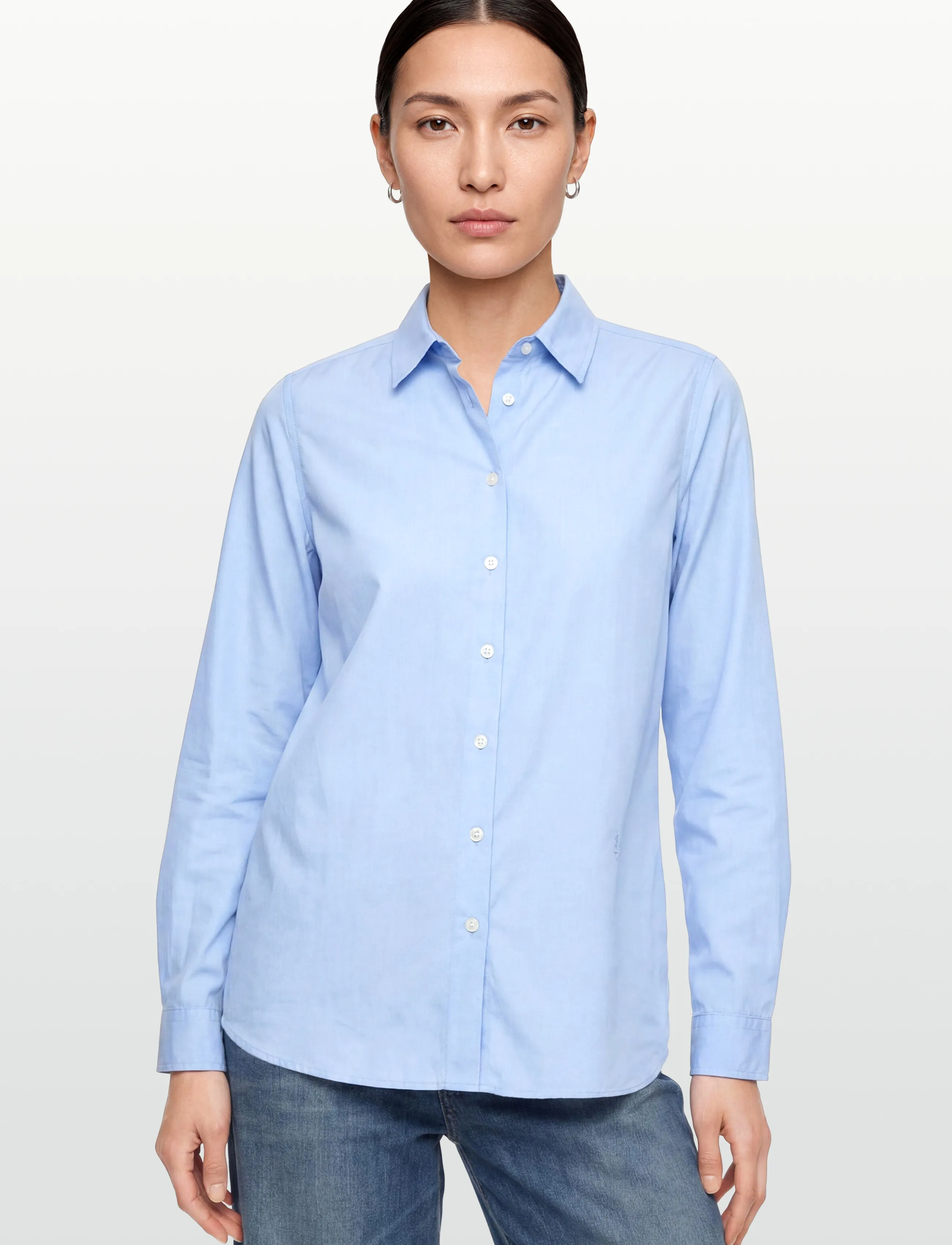 Lexington Clothing - Classic Fit Lyocell Shirt - langärmlige hemden - light blue - 3