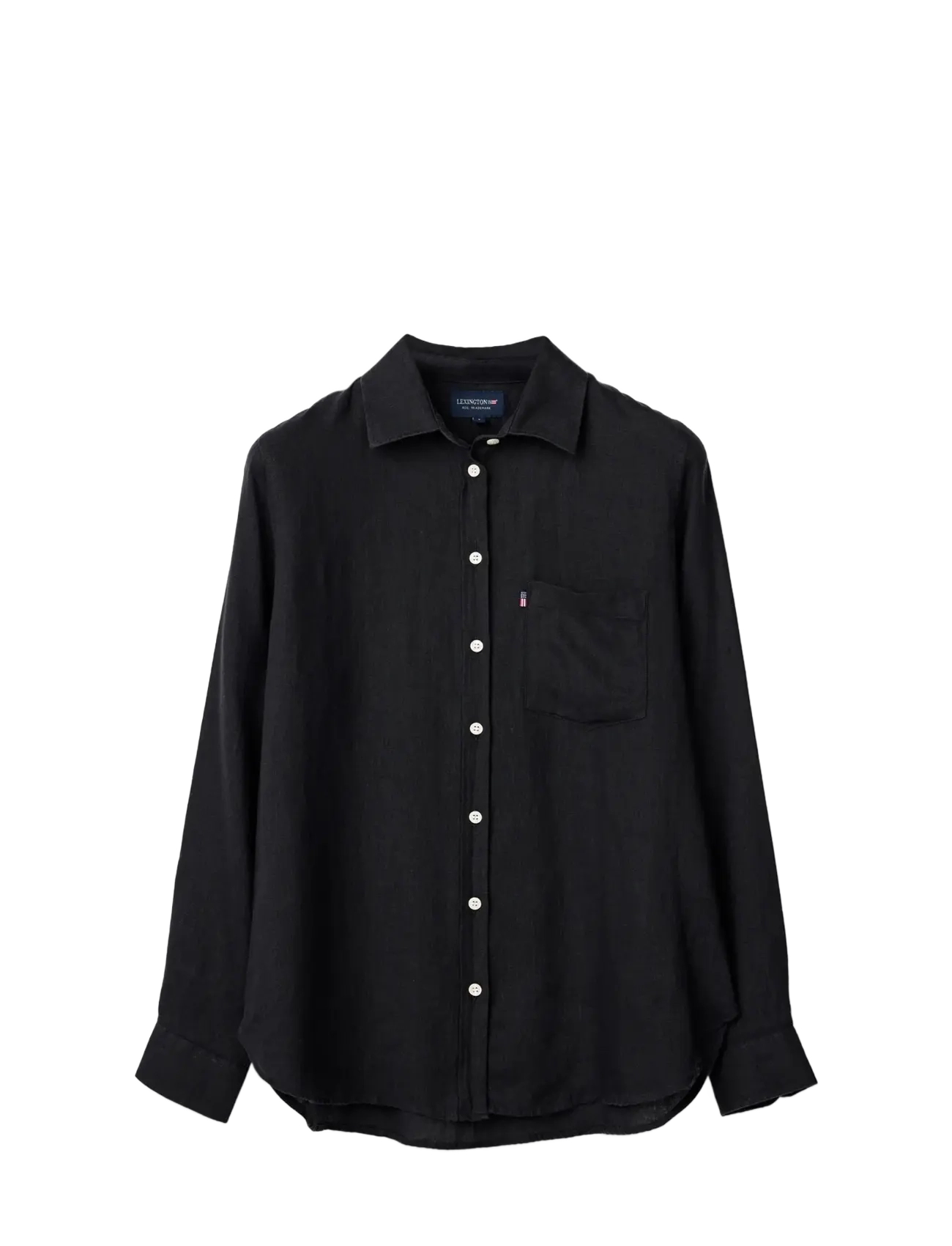 Lexington Clothing - Classic Linen Shirt - black - 1