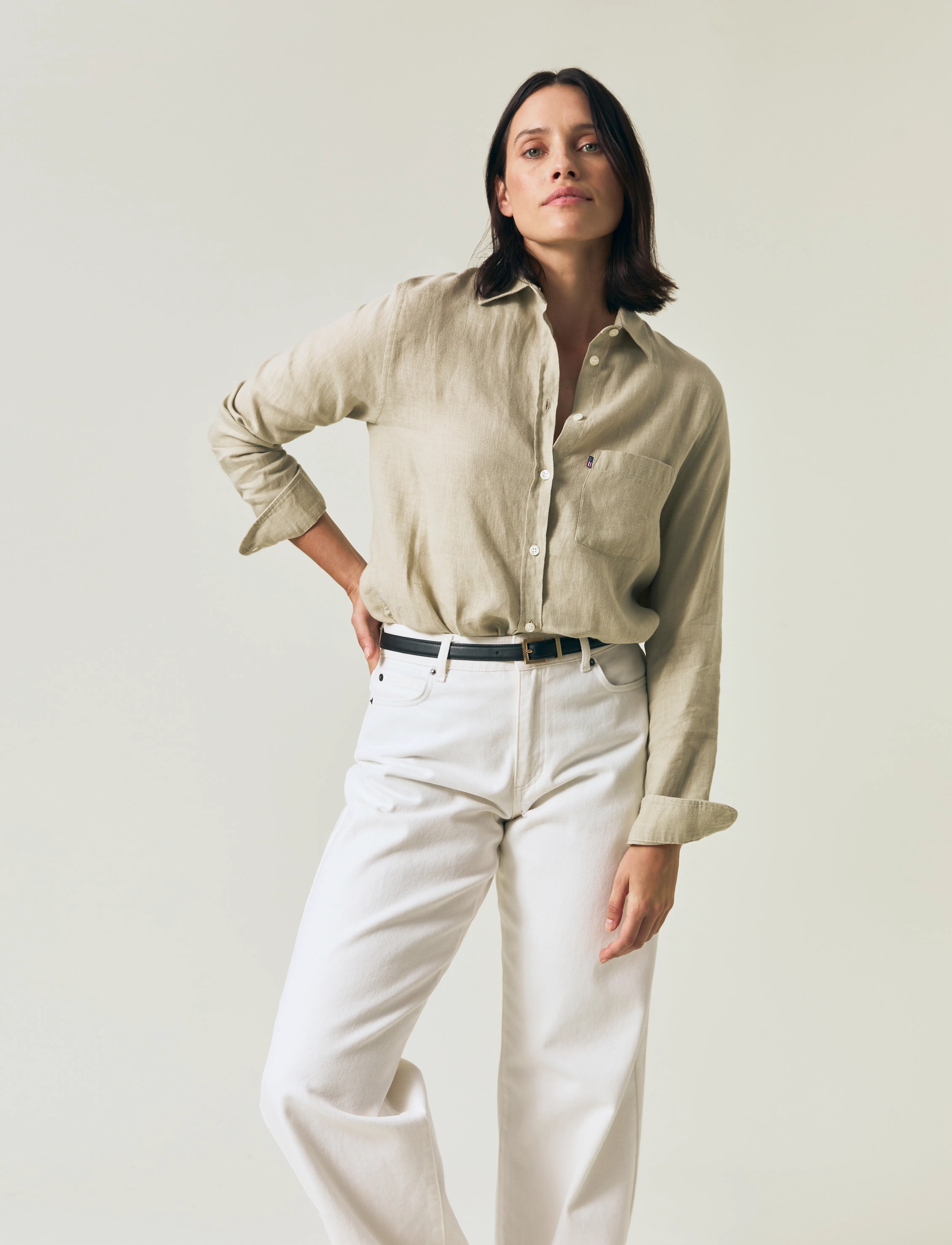 Lexington Clothing - Classic Linen Shirt - green - 2