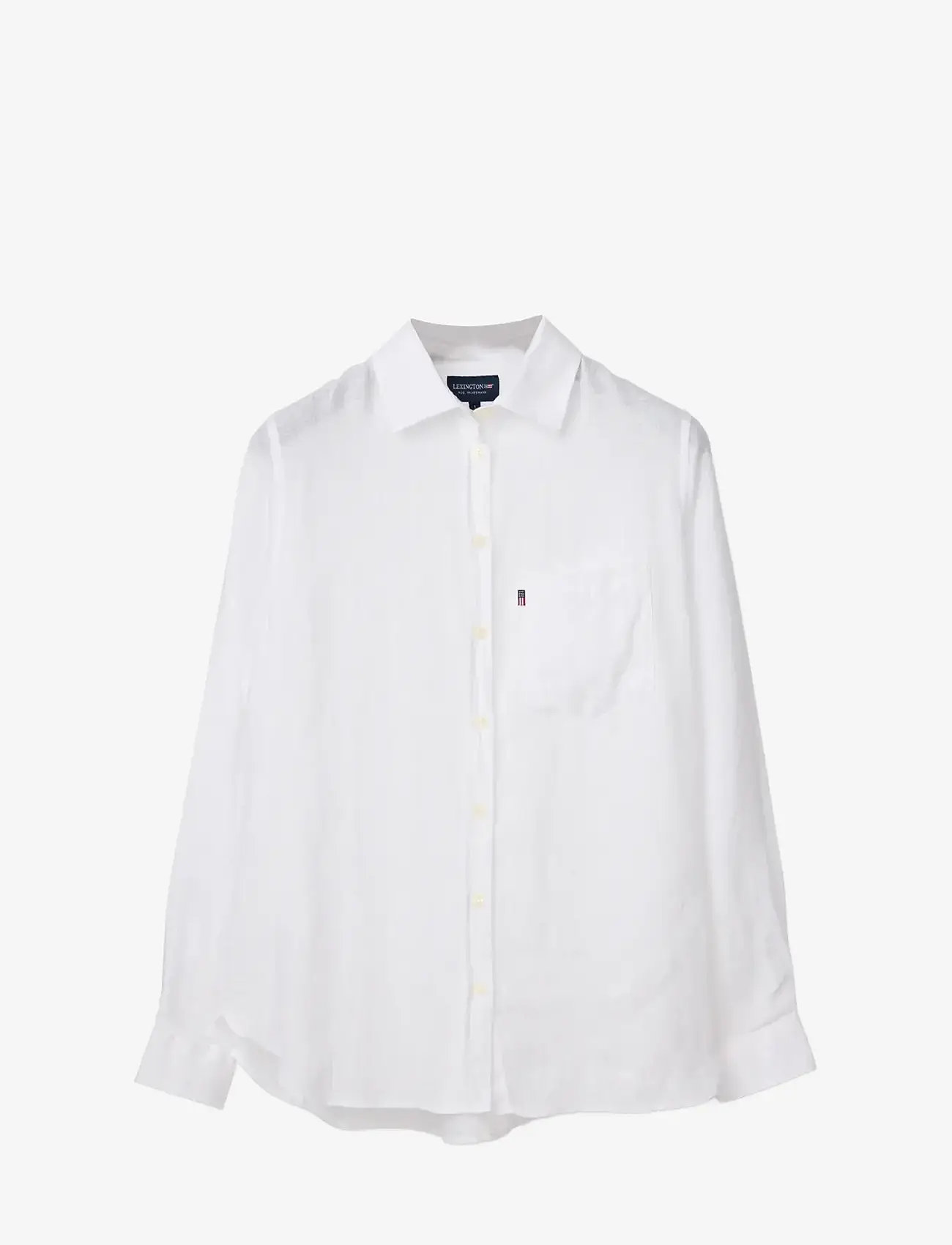 Lexington Clothing - Classic Linen Shirt - hørskjorter - white - 1