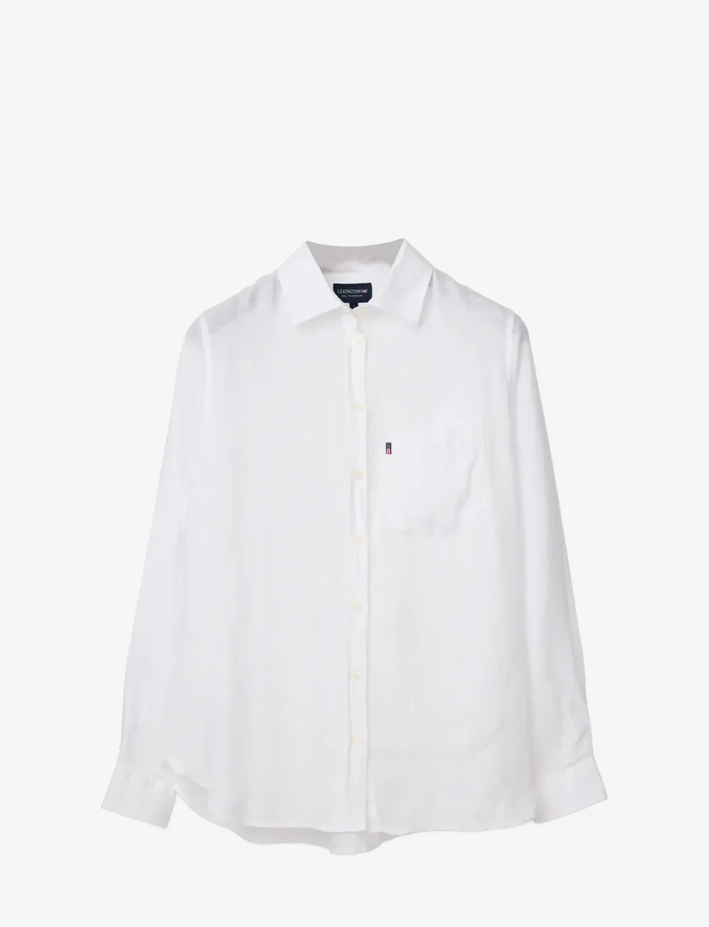 Lexington Clothing - Classic Linen Shirt - hørskjorter - white - 1