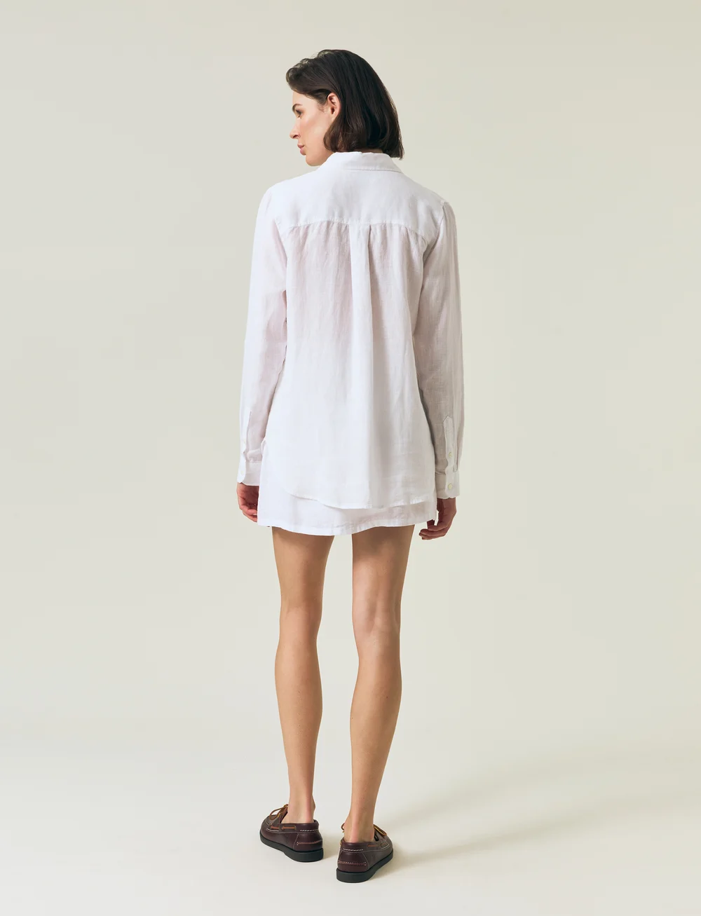 Lexington Clothing - Classic Linen Shirt - hørskjorter - white - 2