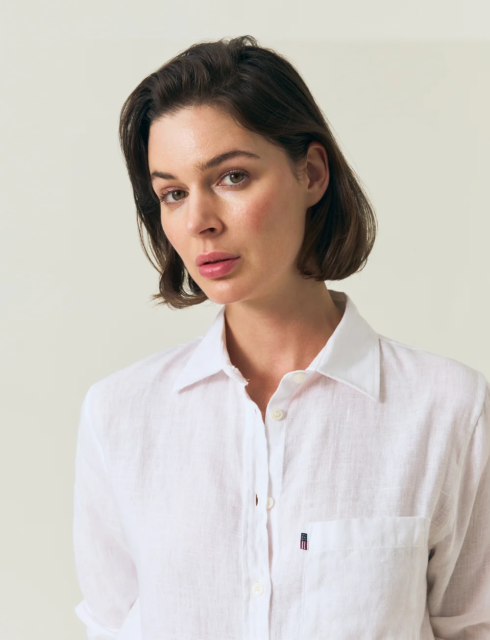 Lexington Clothing - Classic Linen Shirt - hørskjorter - white - 3
