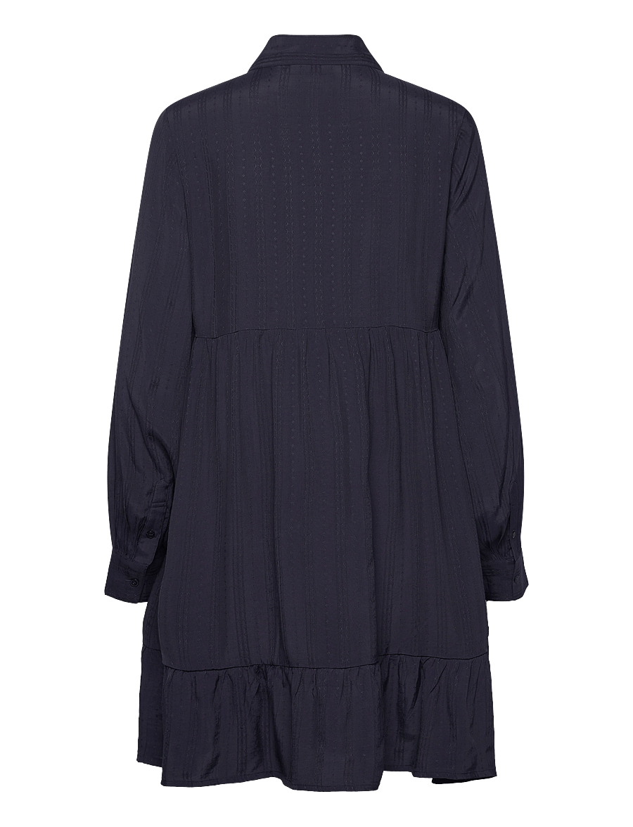 Lexington Clothing - A-line Jaquard Shirt Dress - robes chemises - dark blue - 2