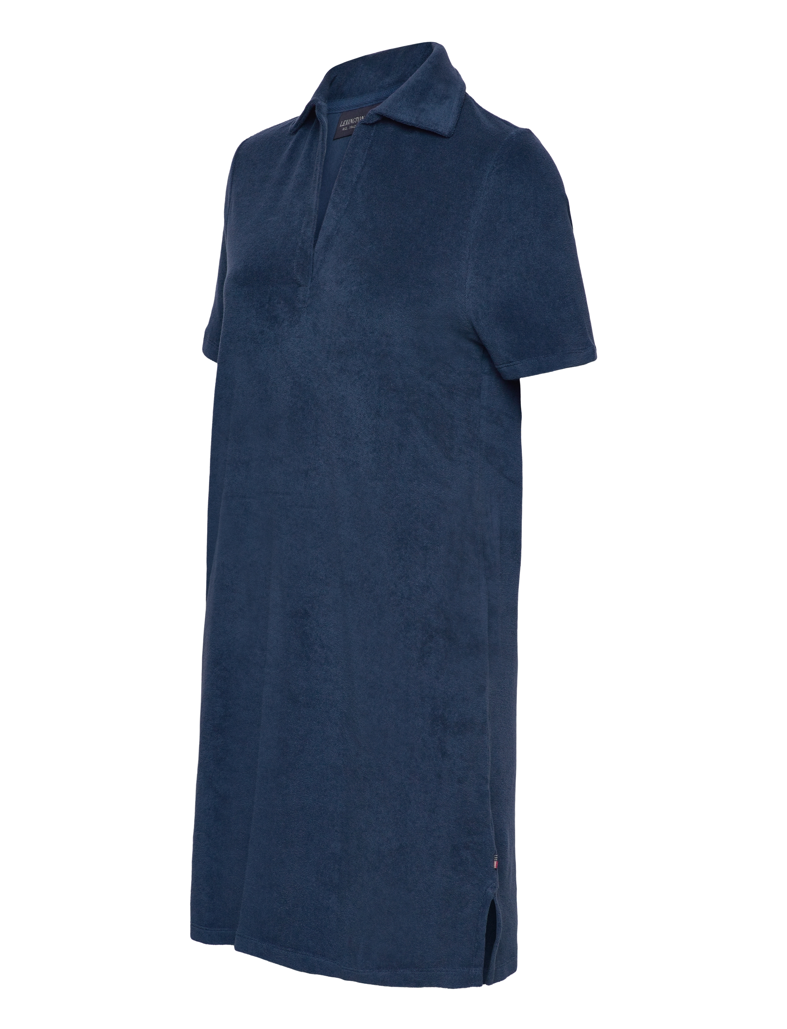 Lexington Clothing - Organic Cotton Terry Polo Dress - dark blue - 2