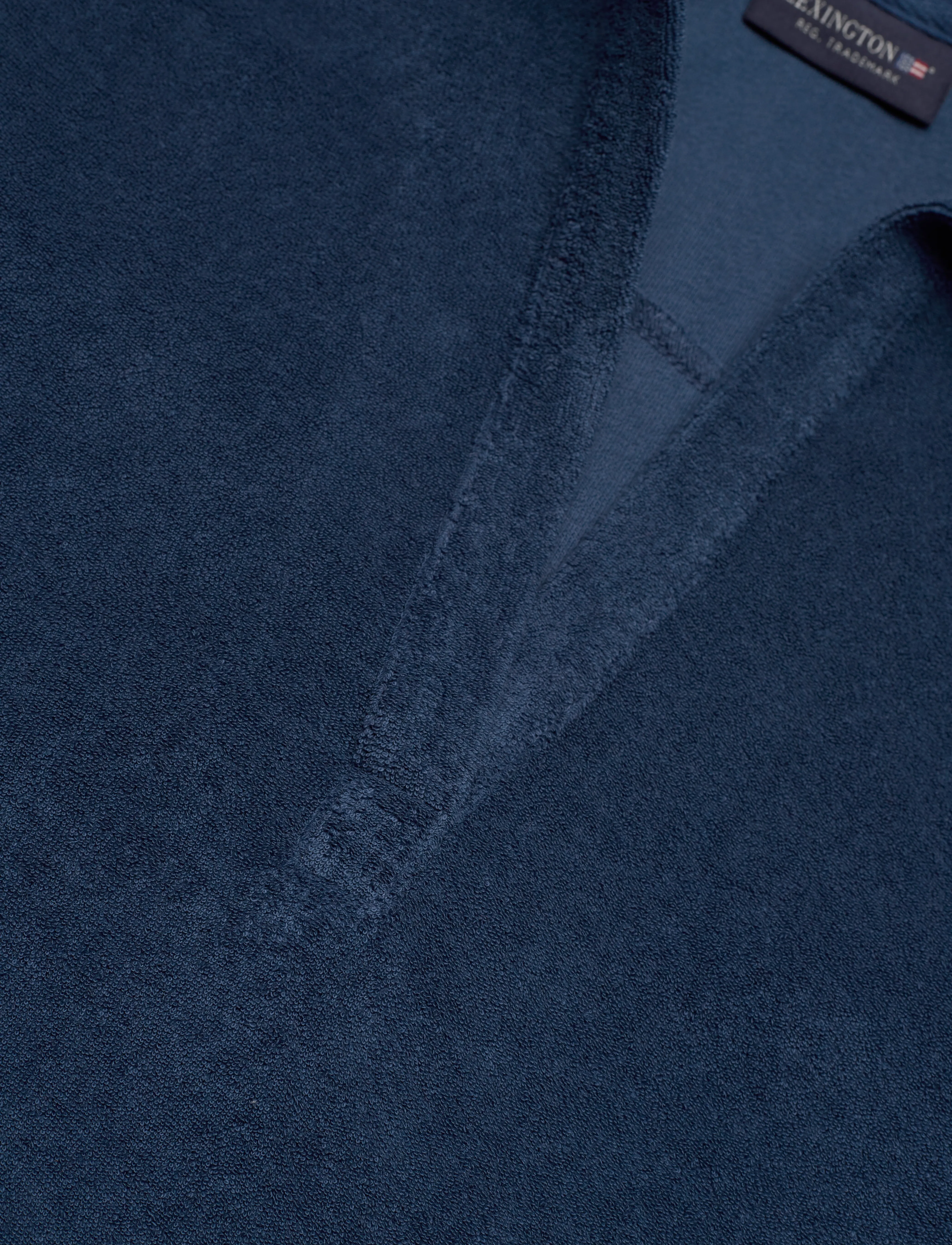 Lexington Clothing - Organic Cotton Terry Polo Dress - dark blue - 4