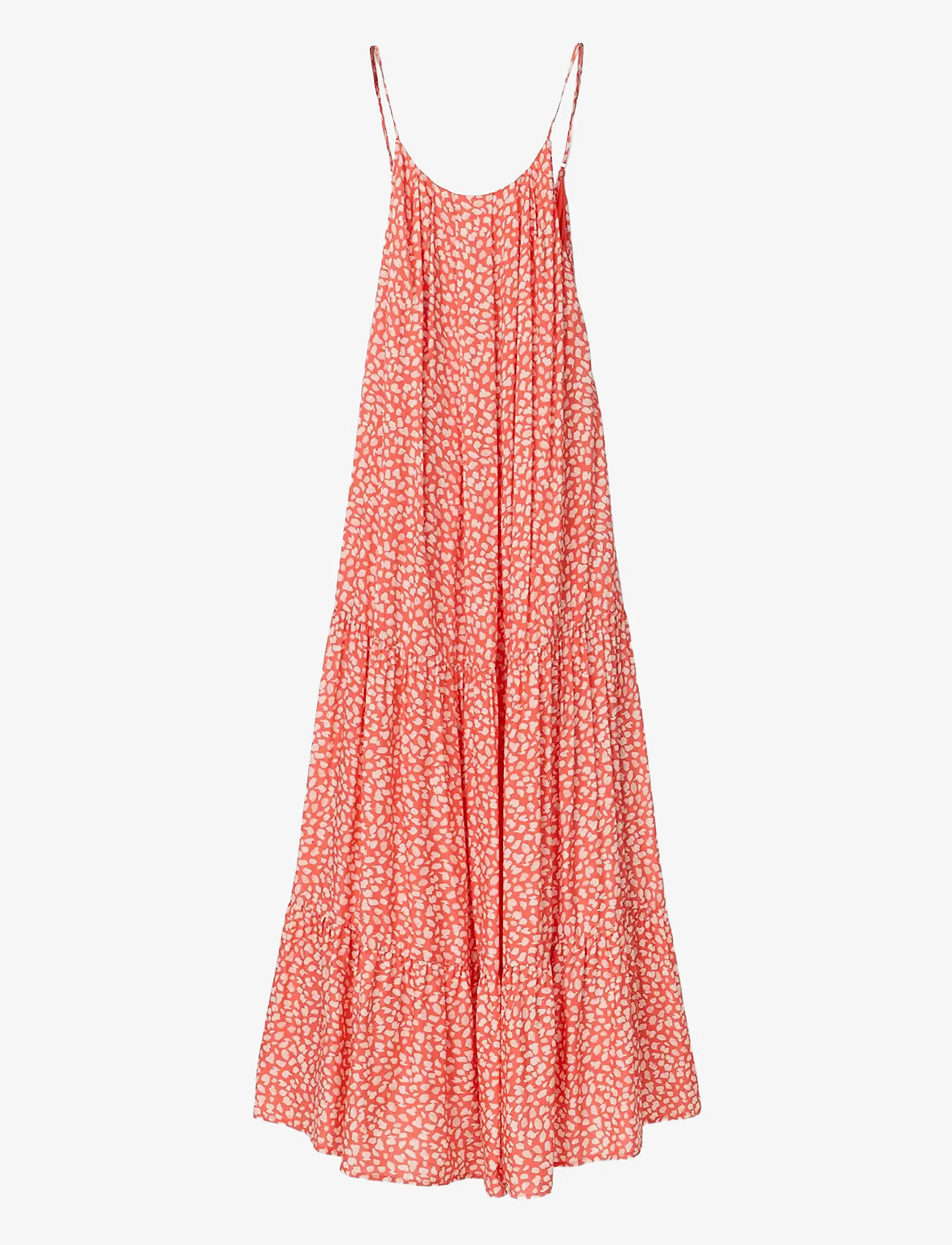 Lexington Clothing - Printed Sun Dress - maxi kjoler - coral dot print - 1