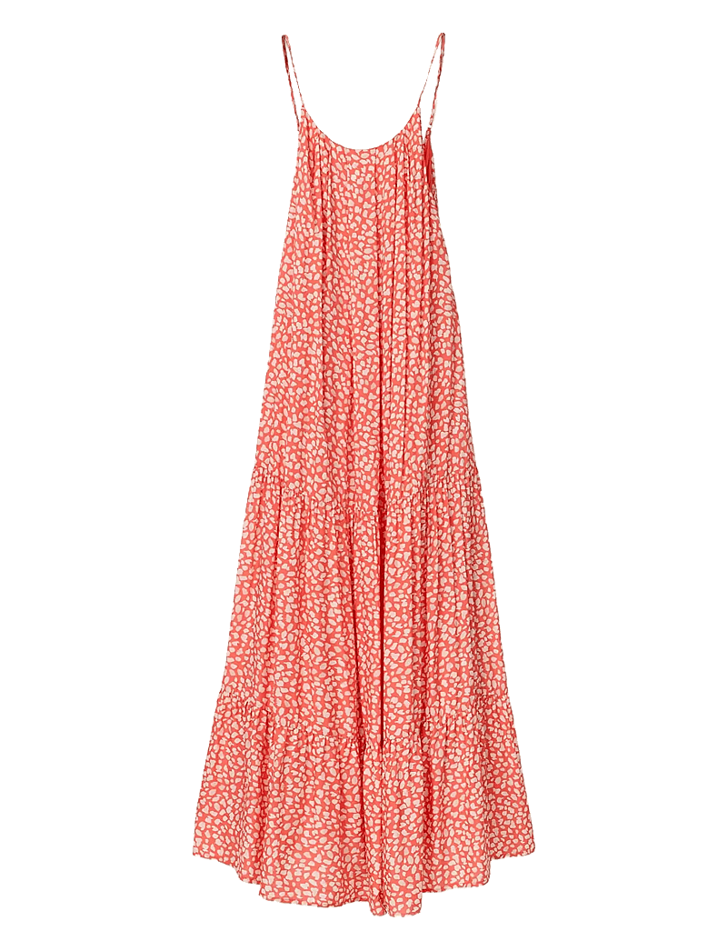 Lexington Clothing - Printed Sun Dress - maxi kjoler - coral dot print - 1