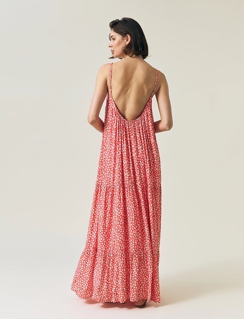 Lexington Clothing - Printed Sun Dress - maxi kjoler - coral dot print - 2