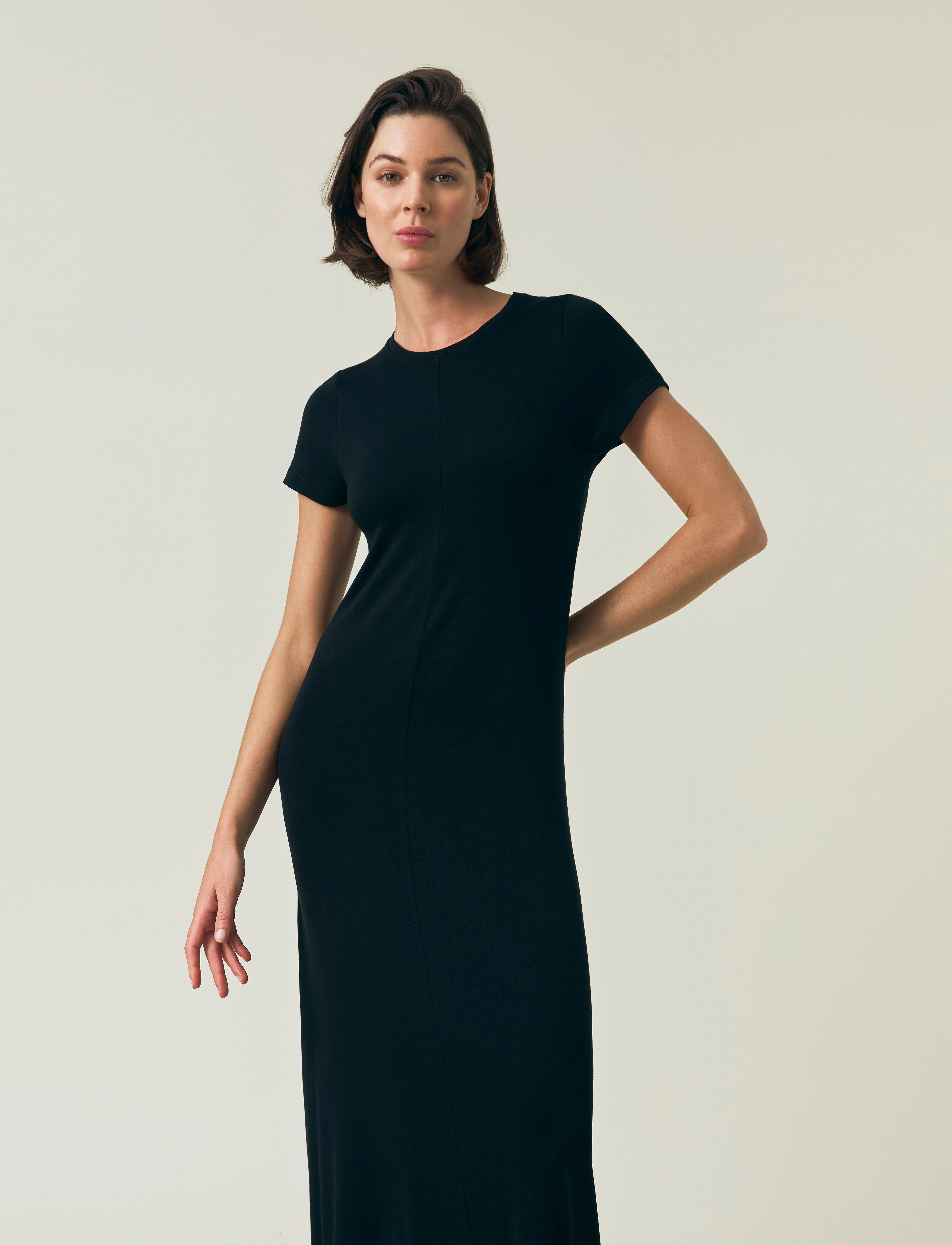 Lexington Clothing - Flowy Jersey Maxi Dress - black - 5