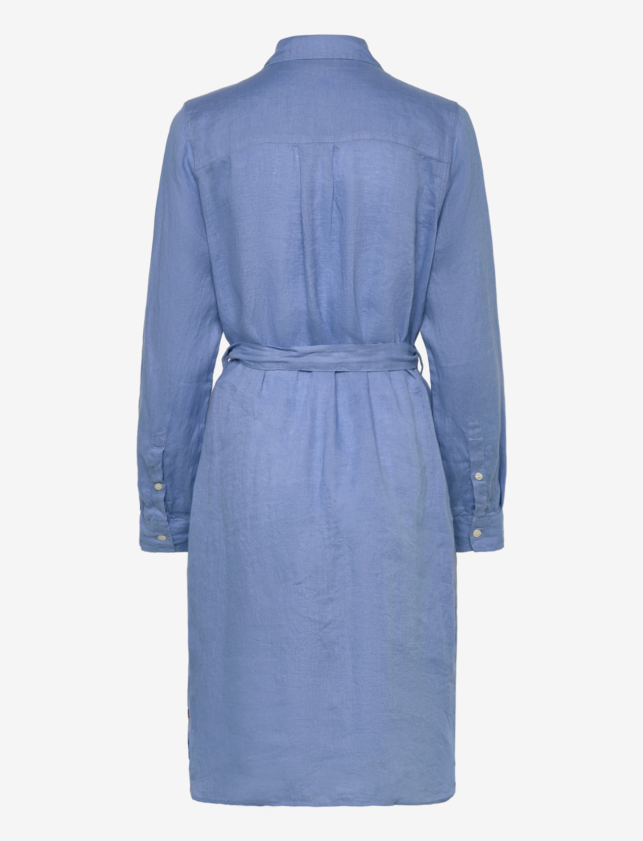 Lexington Clothing - Isa Linen Shirt Dress - skjortklänningar - blue - 1