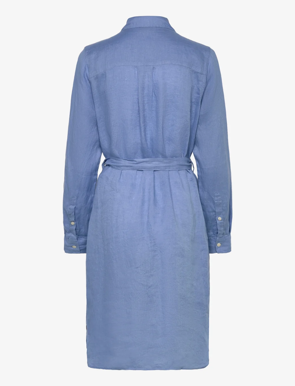 Lexington Clothing - Isa Linen Shirt Dress - skjortklänningar - blue - 1
