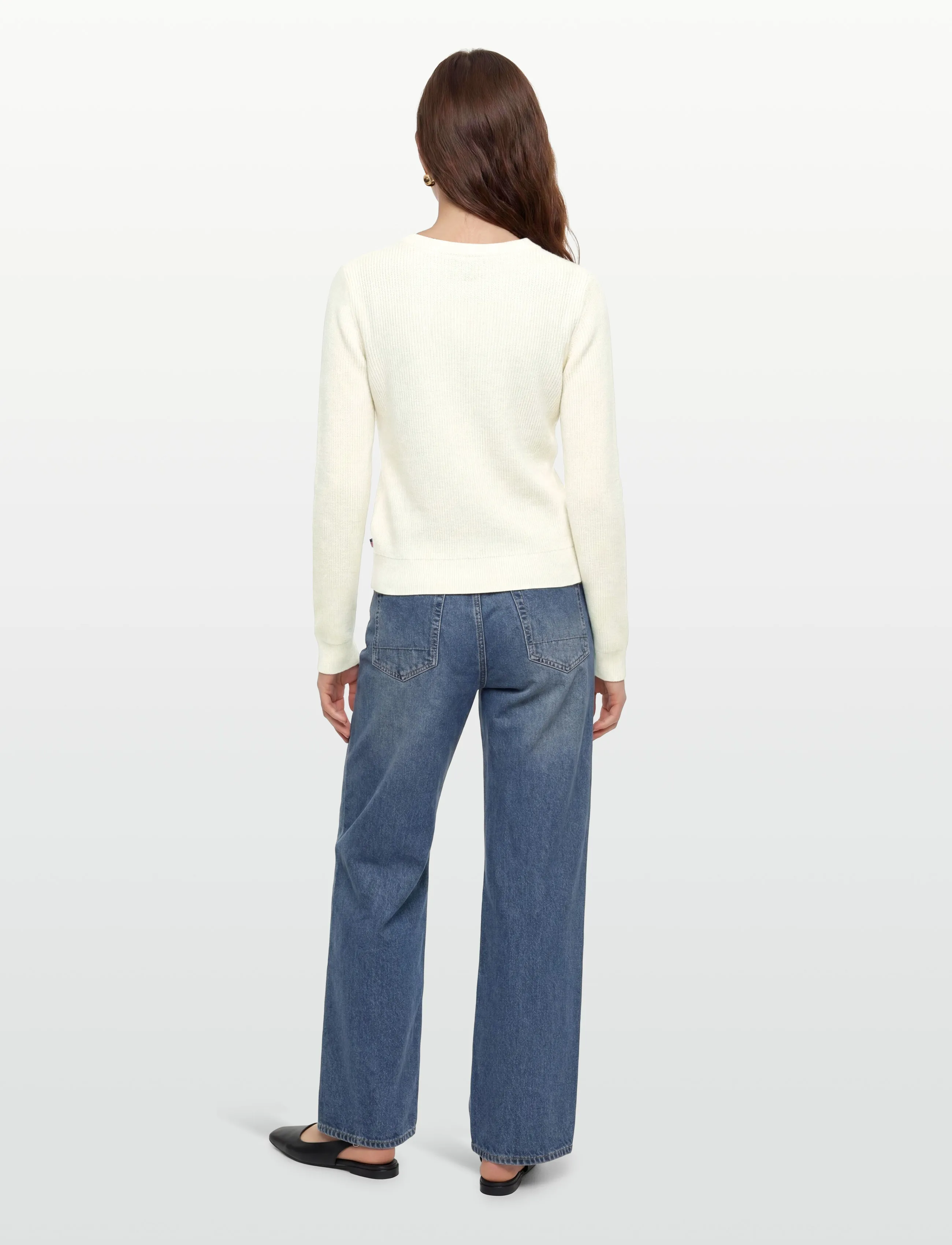 Lexington Clothing - Cashmere Blend Knitted Cardigan - susegamieji megztiniai - offwhite - 4