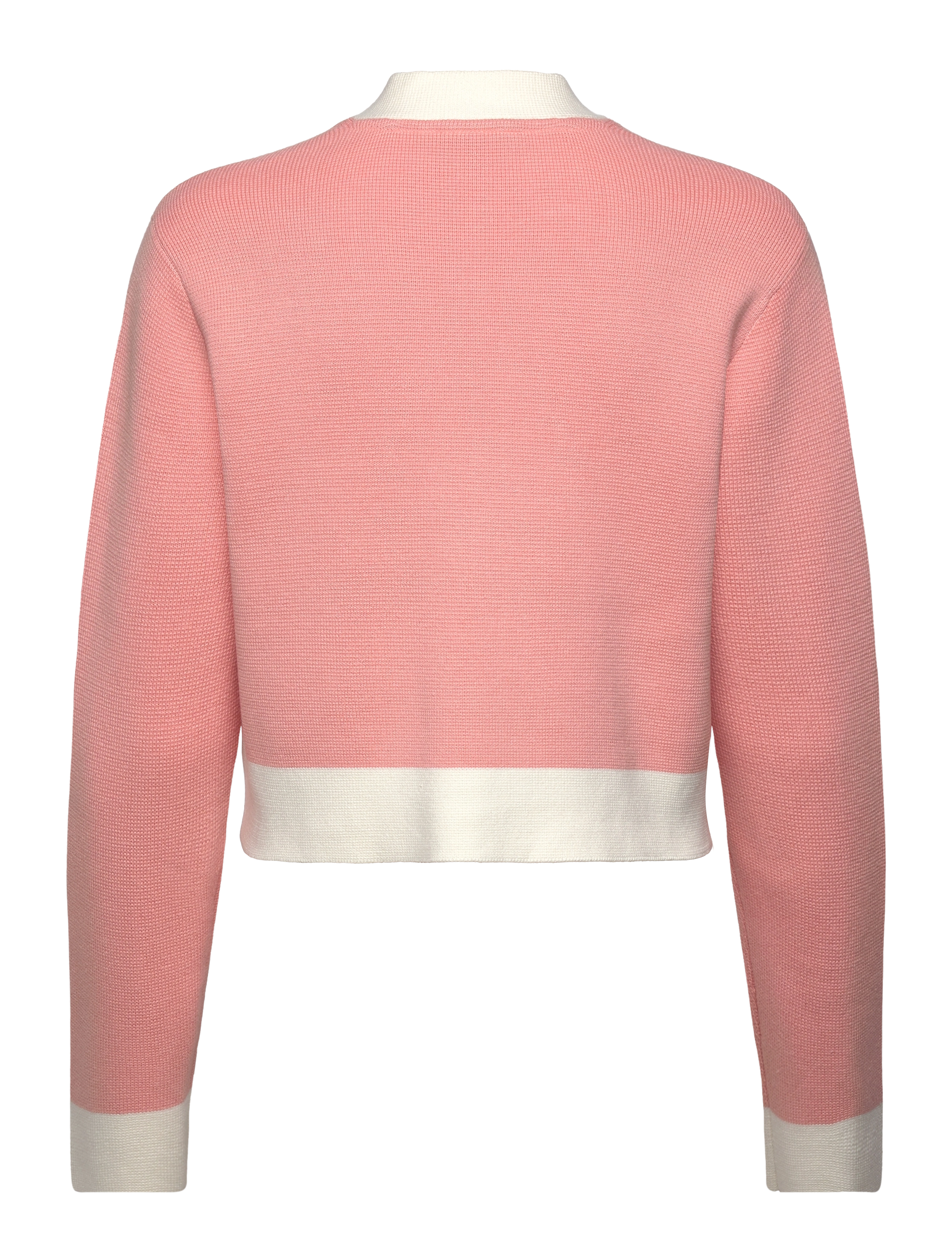 Lexington Clothing - Half Milano Knitted Cardigan - cardigans - light pink - 2