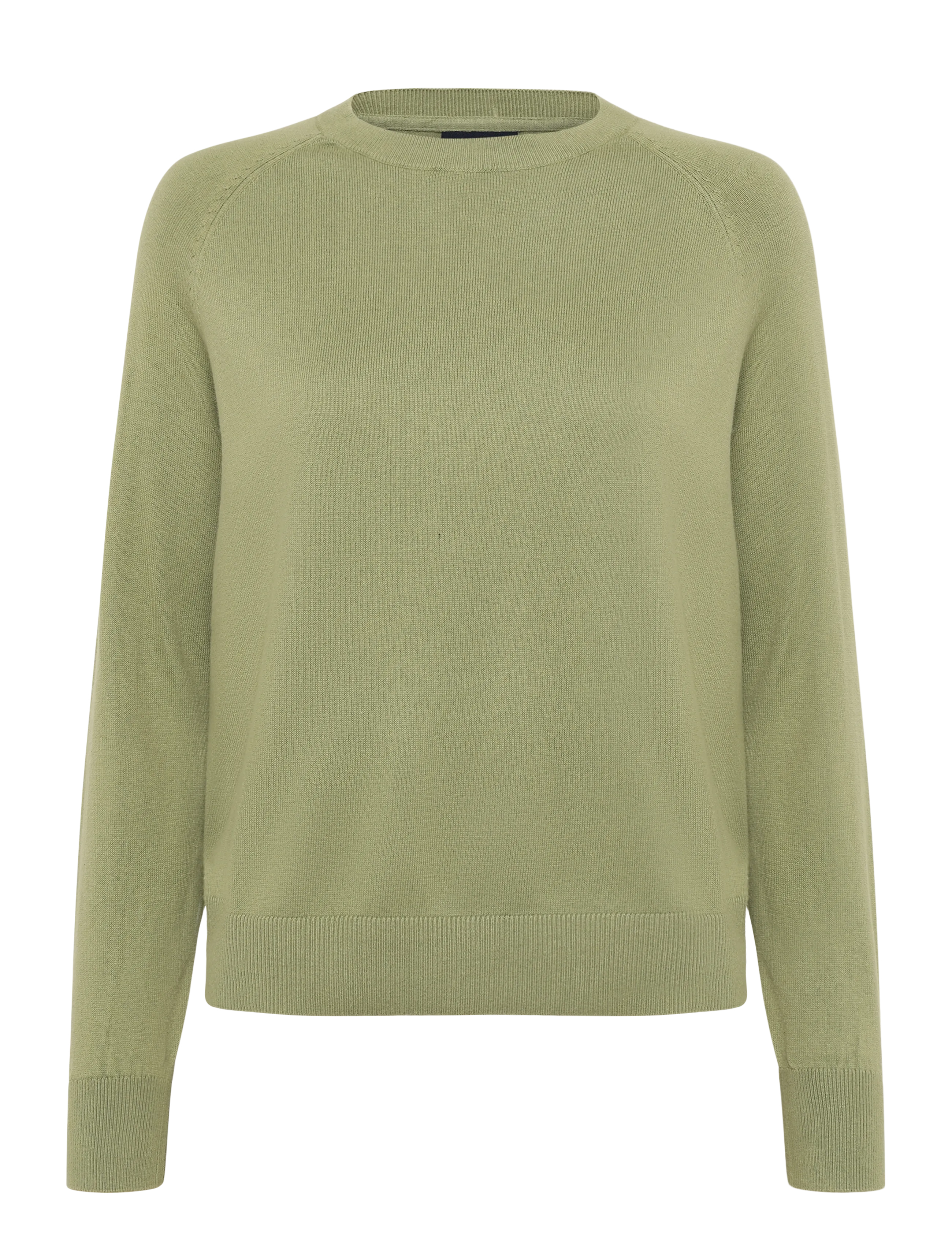 Lexington Clothing Cashmere Blend Raglan Sweater - Kläder - LIGHT GREEN / green