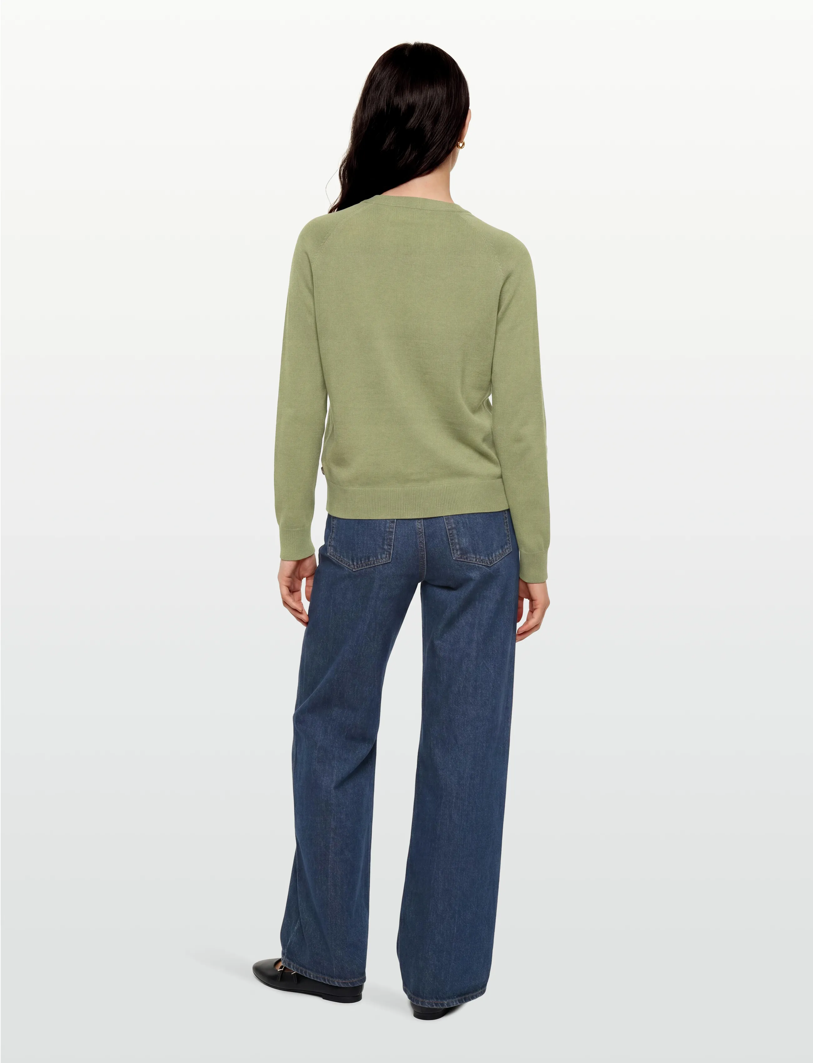 Lexington Clothing - Cashmere Blend Raglan Sweater - trøjer - light green - 4