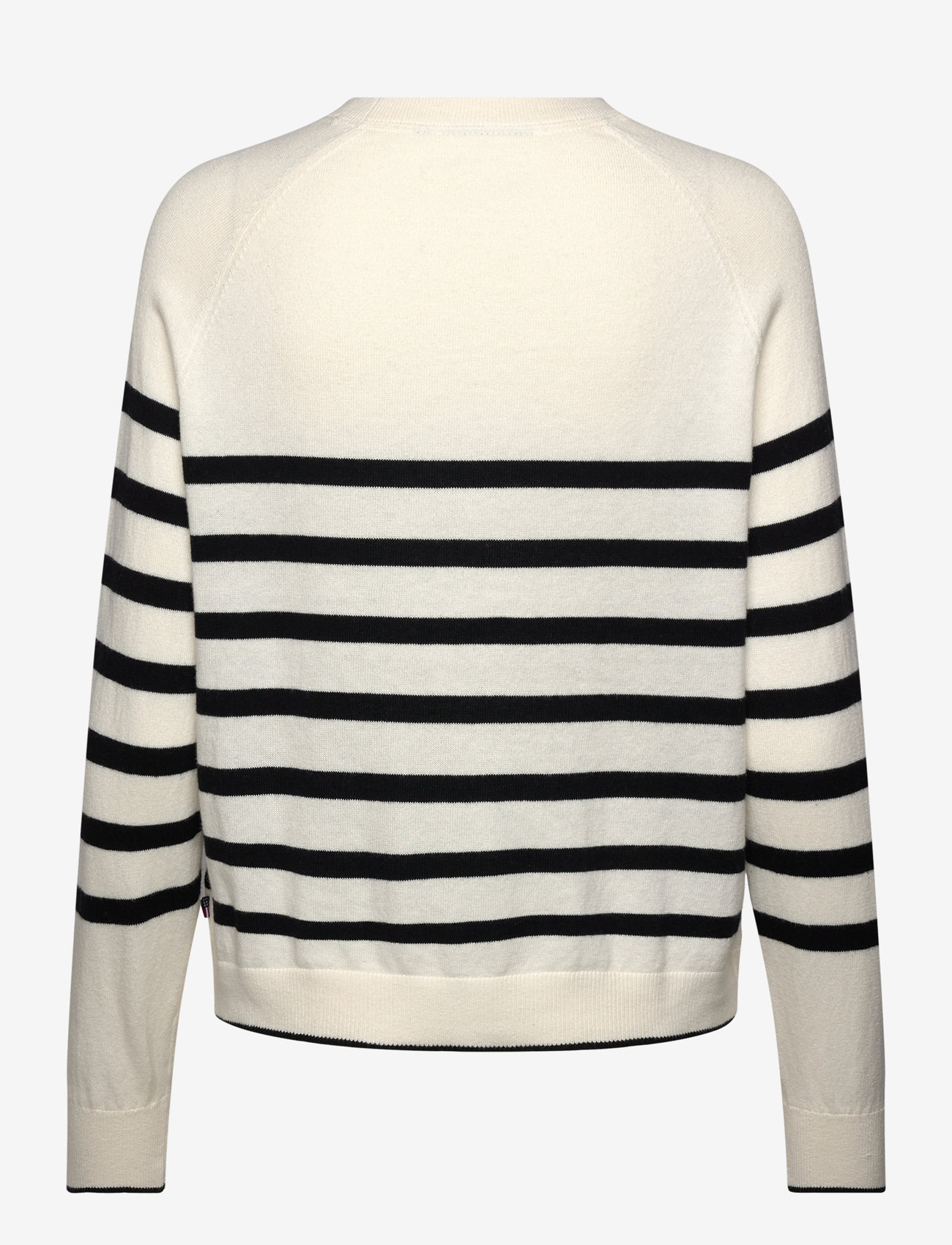 Lexington Clothing - Cashmere Blend Raglan Sweater - kaschmir - white/black stripe - 2