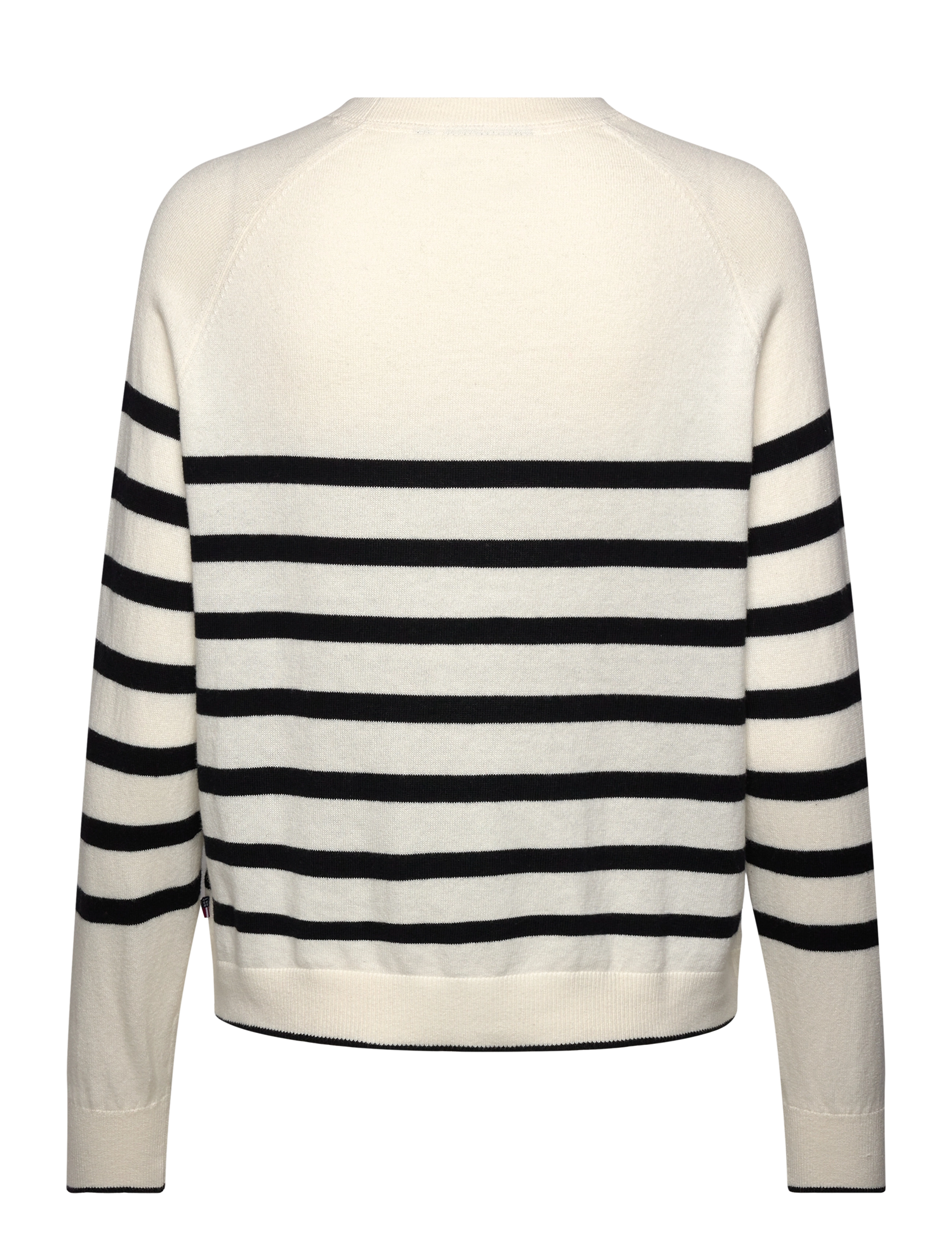 Lexington Clothing - Cashmere Blend Raglan Sweater - kaschmir - white/black stripe - 2