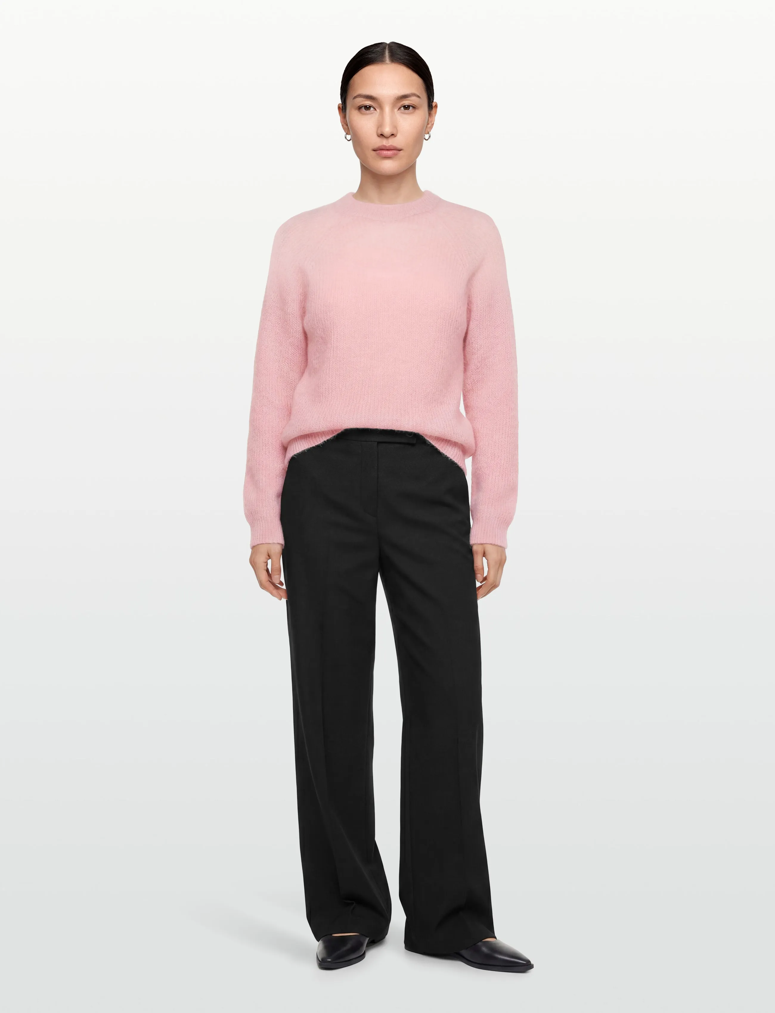 Lexington Clothing - Alpaca Blend Raglan Sweater - light pink - 0