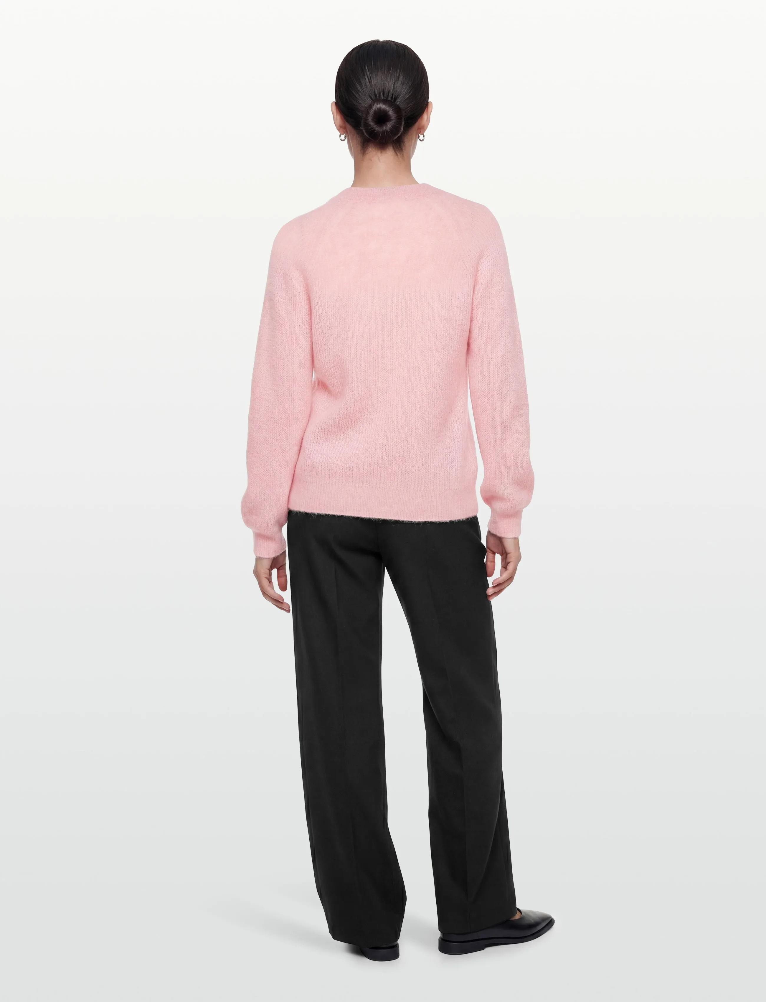 Lexington Clothing - Alpaca Blend Raglan Sweater - light pink - 4