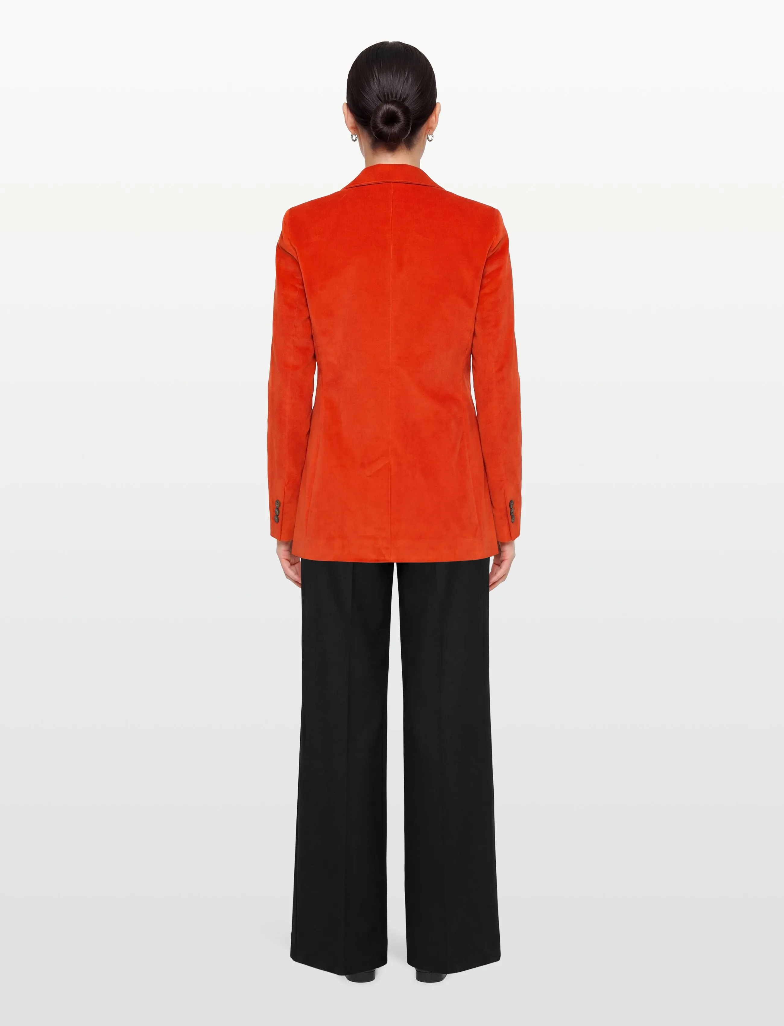 Lexington Clothing - Tailored Corduroy Blazer - enkeltradede blazere - red - 4