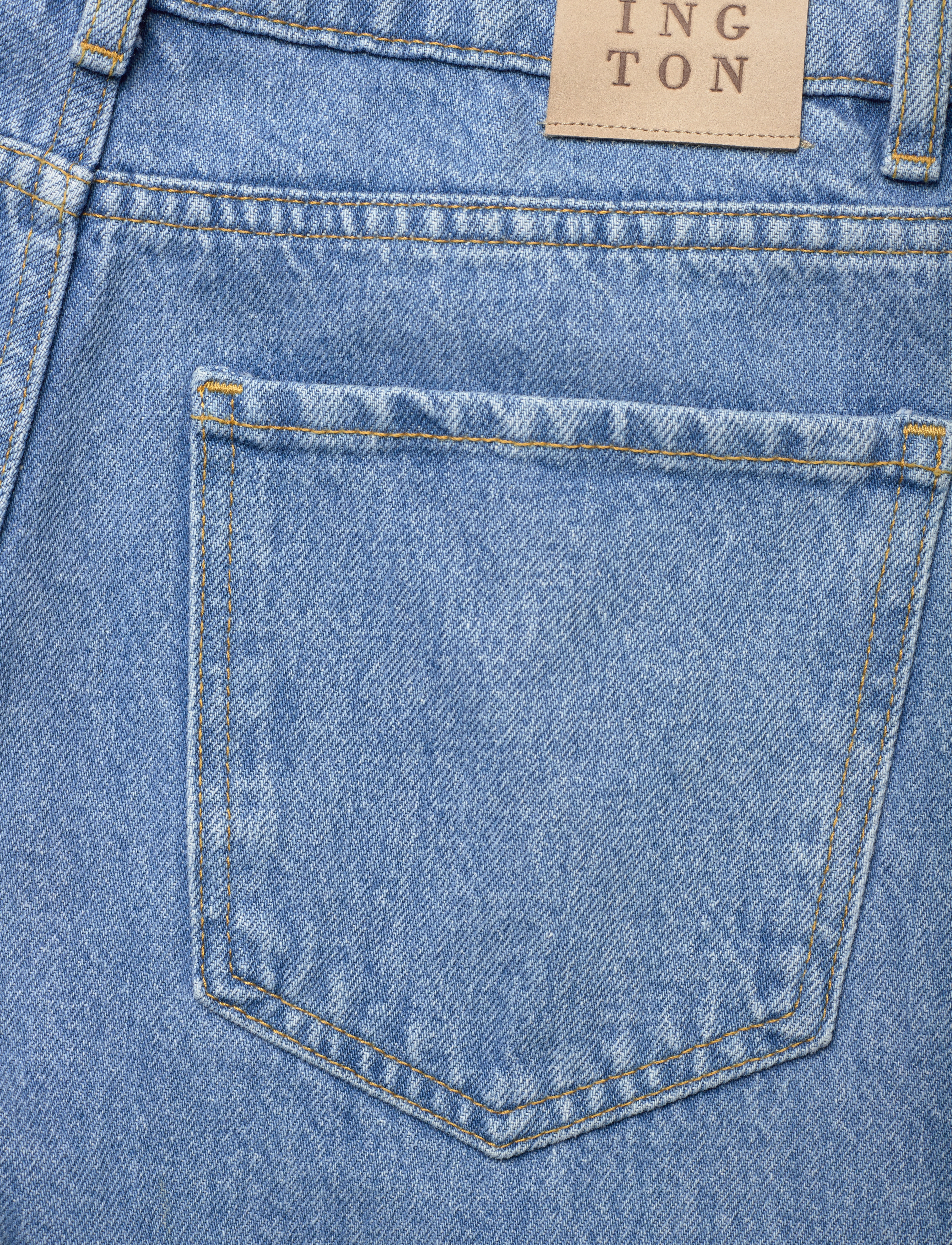 Lexington Clothing - Mid-Waist Straight-Leg Jeans - hosen mit weitem bein - lt blue denim - 4