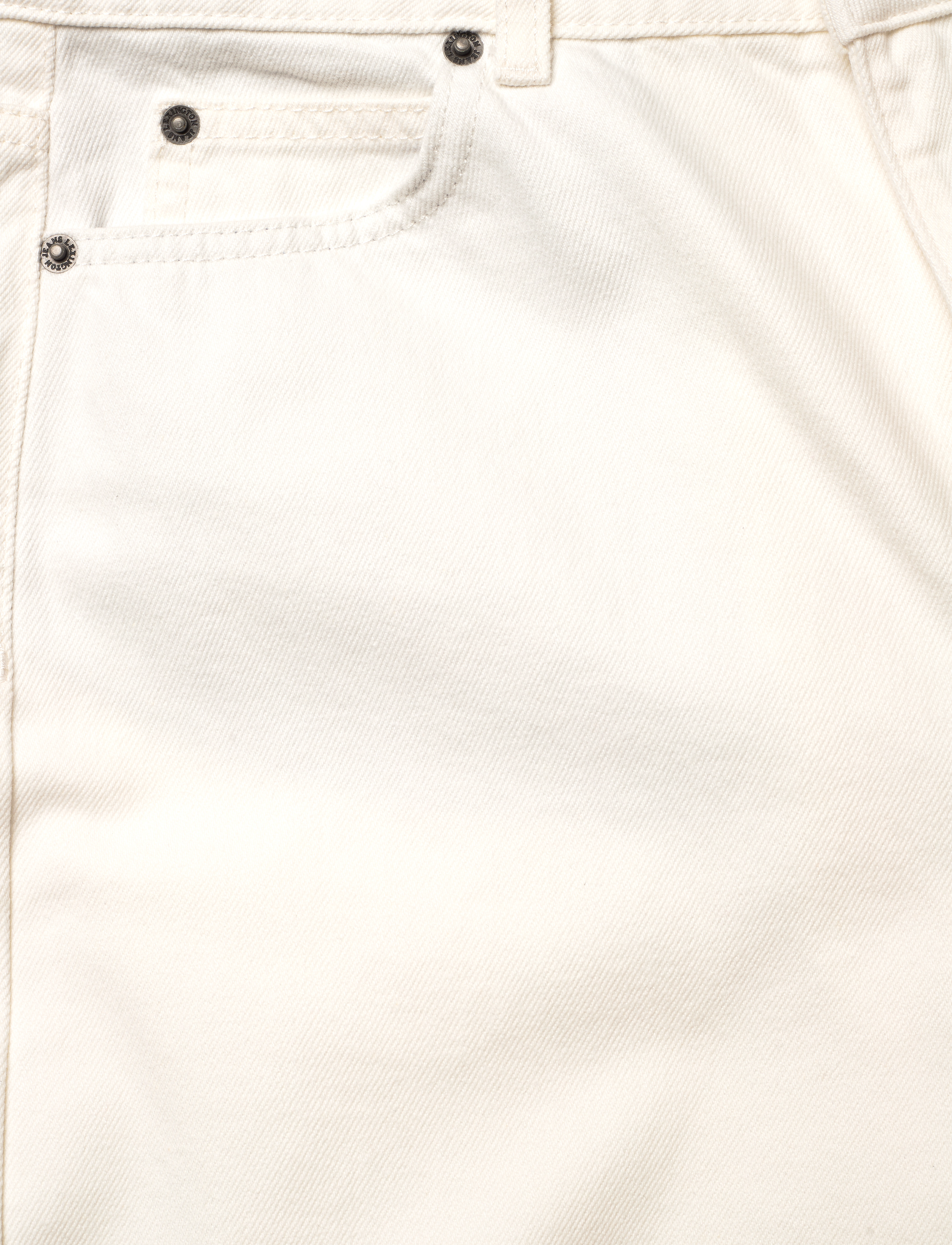 Lexington Clothing - Mid-Waist Straight-Leg Jeans - straight jeans - white - 2