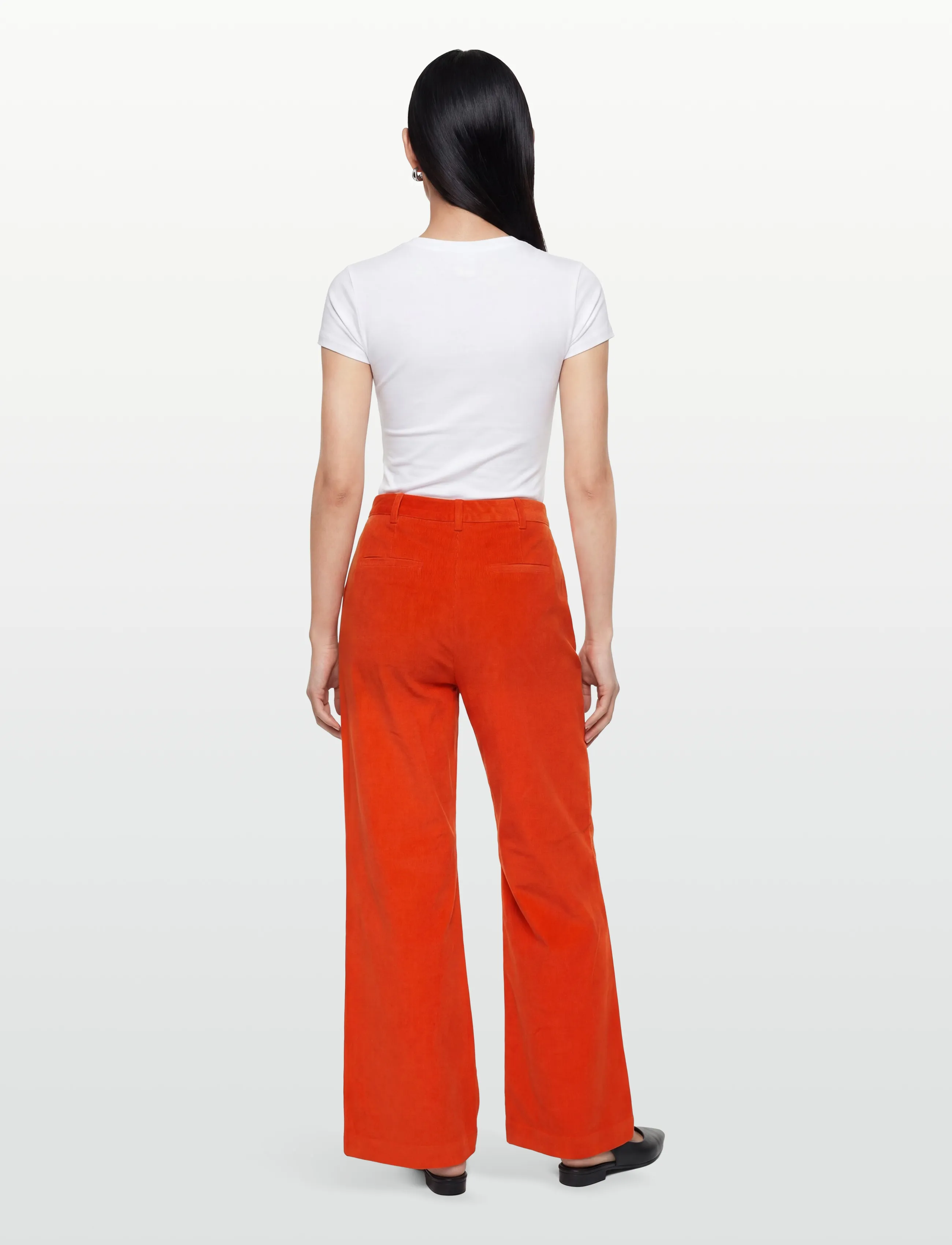 Lexington Clothing - Tailored Corduroy Pants - damen - red - 4